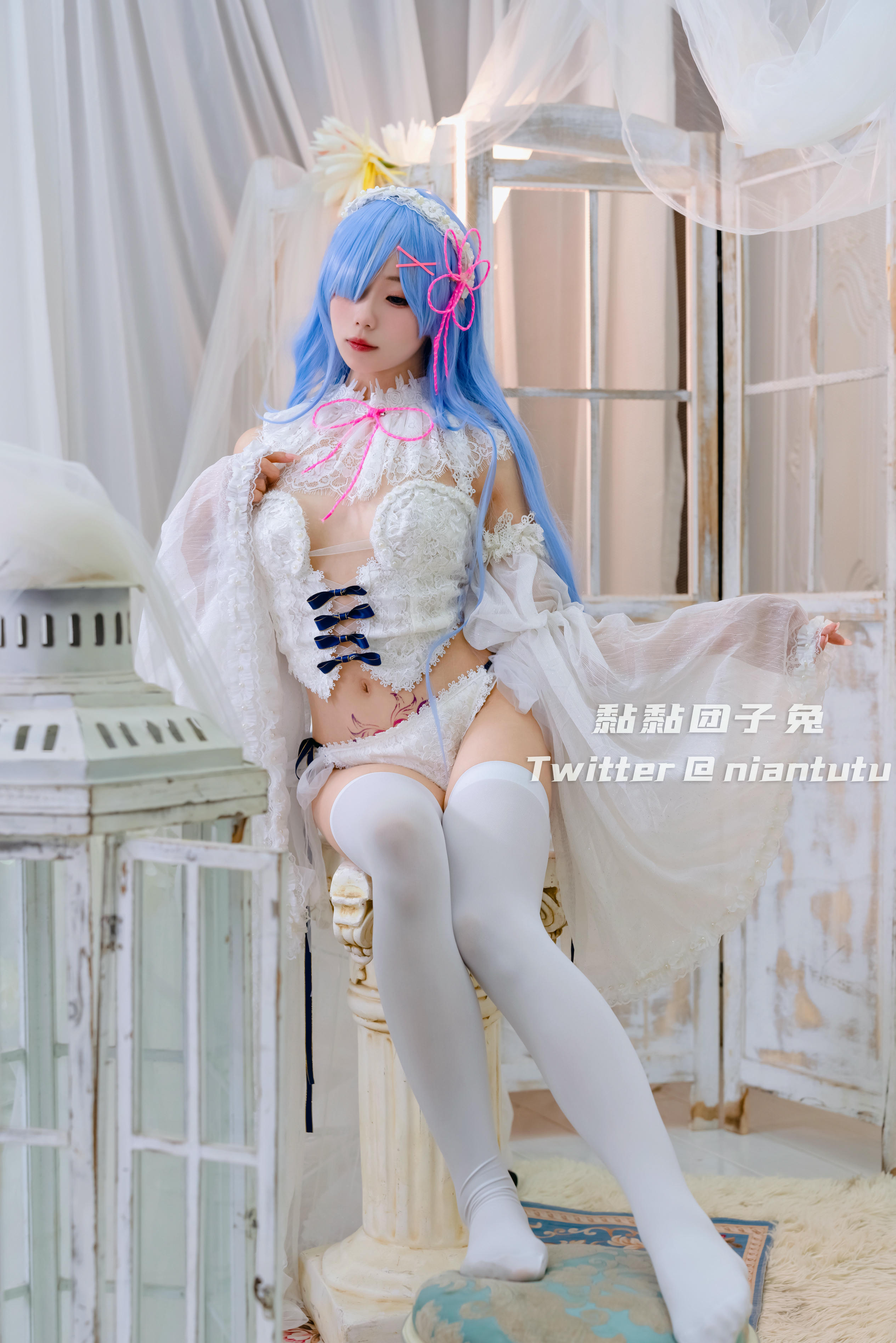 黏黏团子兔 NO.003 蕾姆 [41P 355MB]_第1集