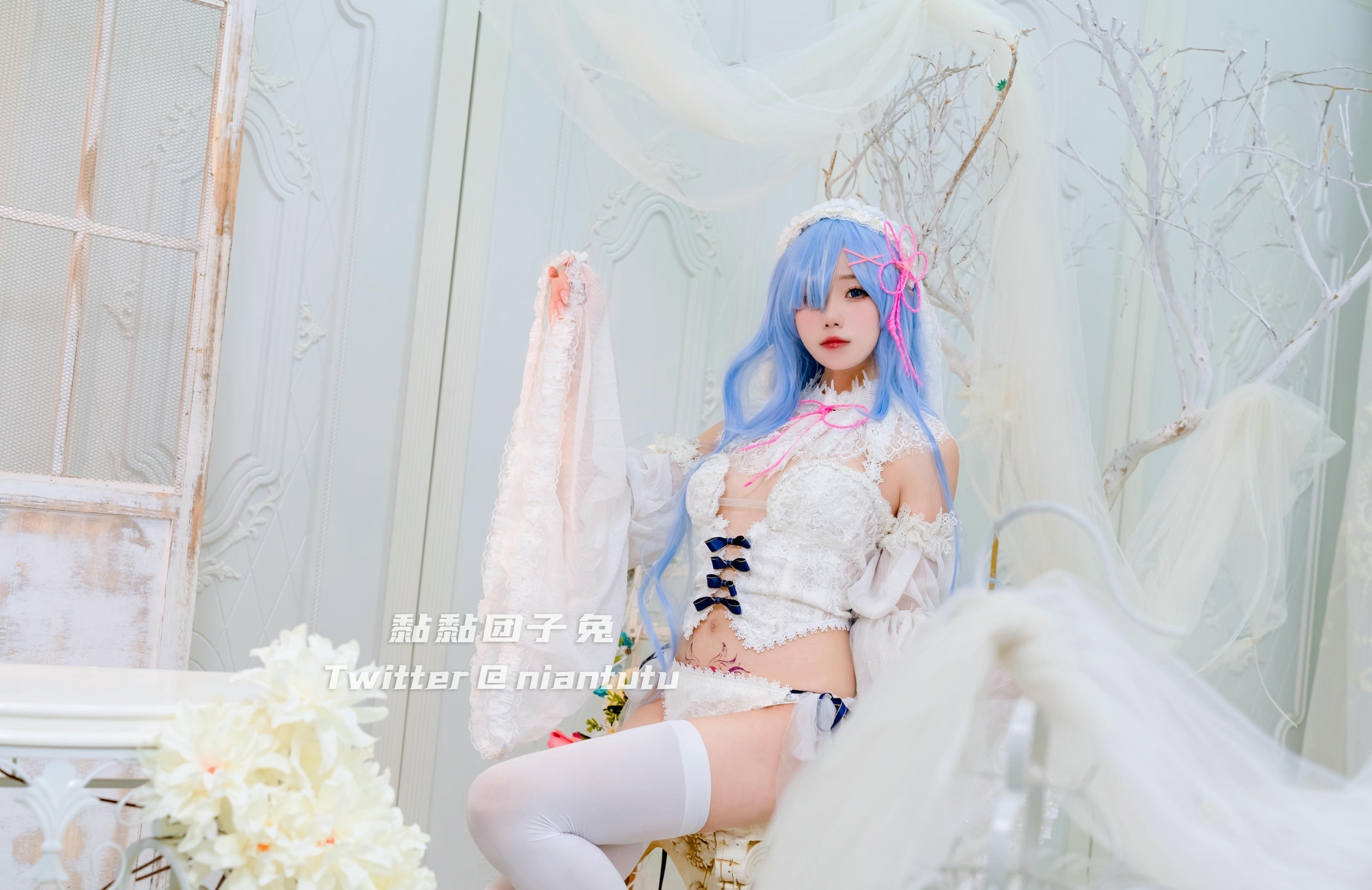 黏黏团子兔 NO.003 蕾姆 [41P 355MB]_第1集