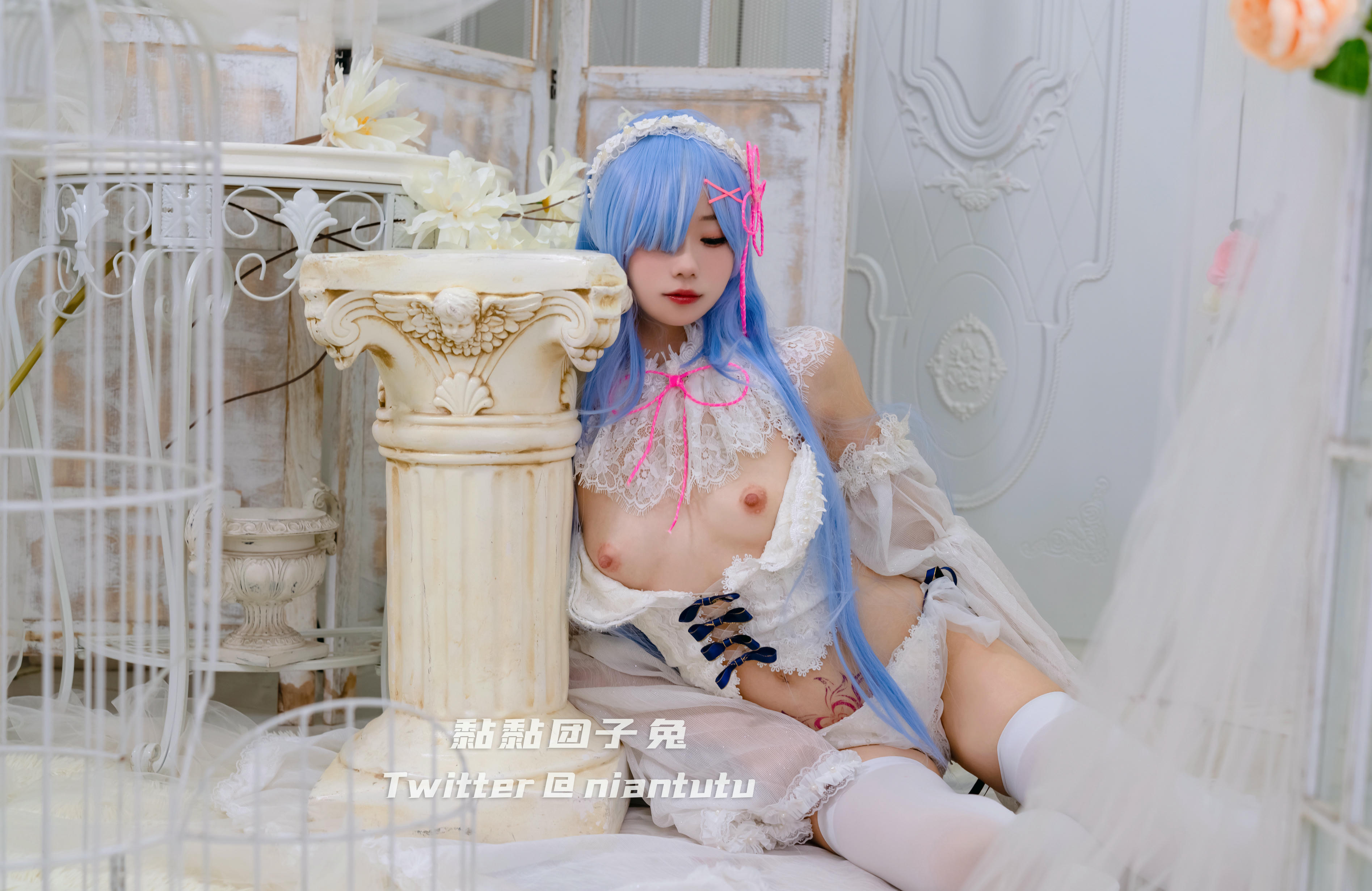 黏黏团子兔 NO.003 蕾姆 [41P 355MB]_第1集