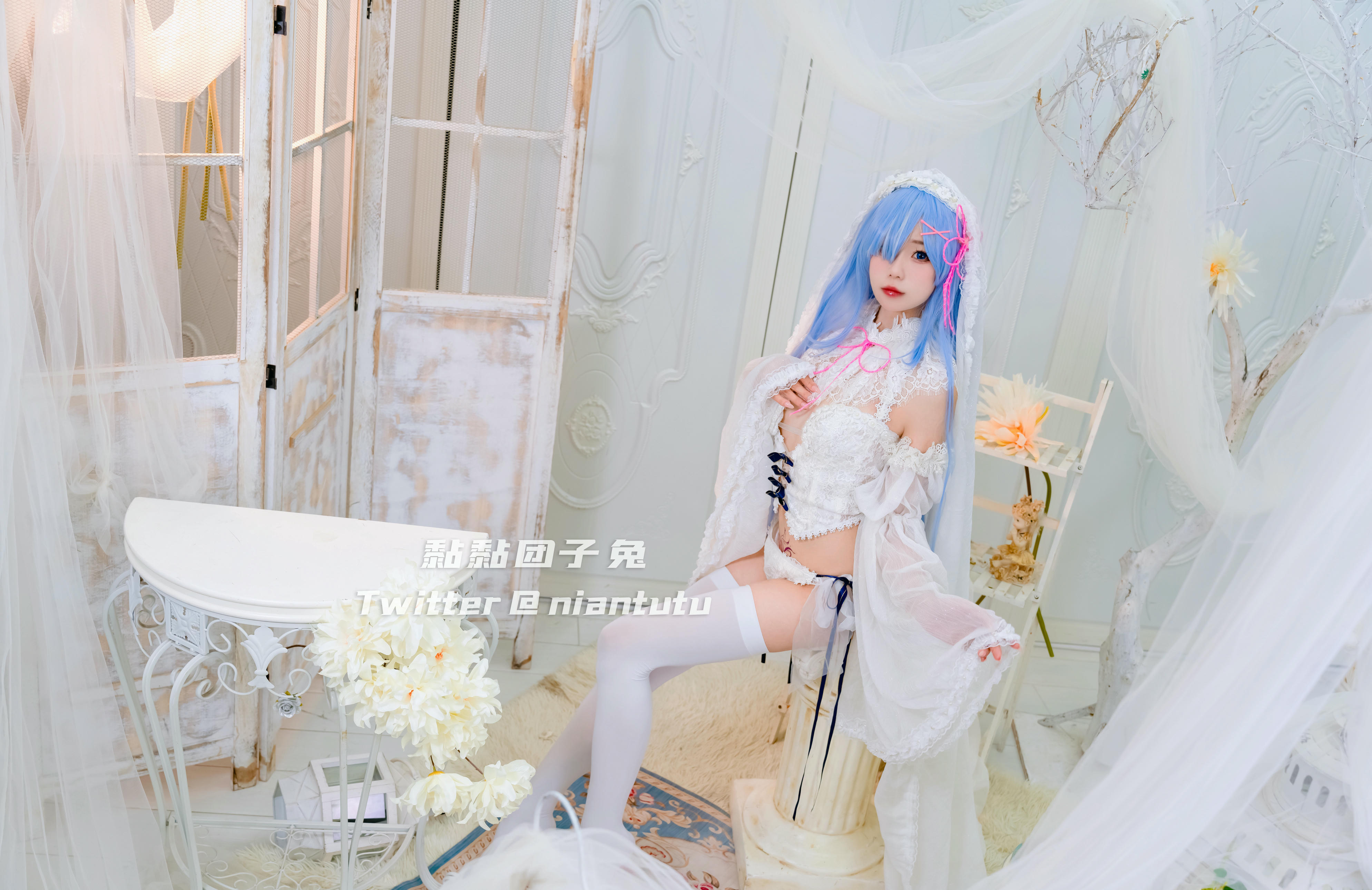 黏黏团子兔 NO.003 蕾姆 [41P 355MB]_第1集