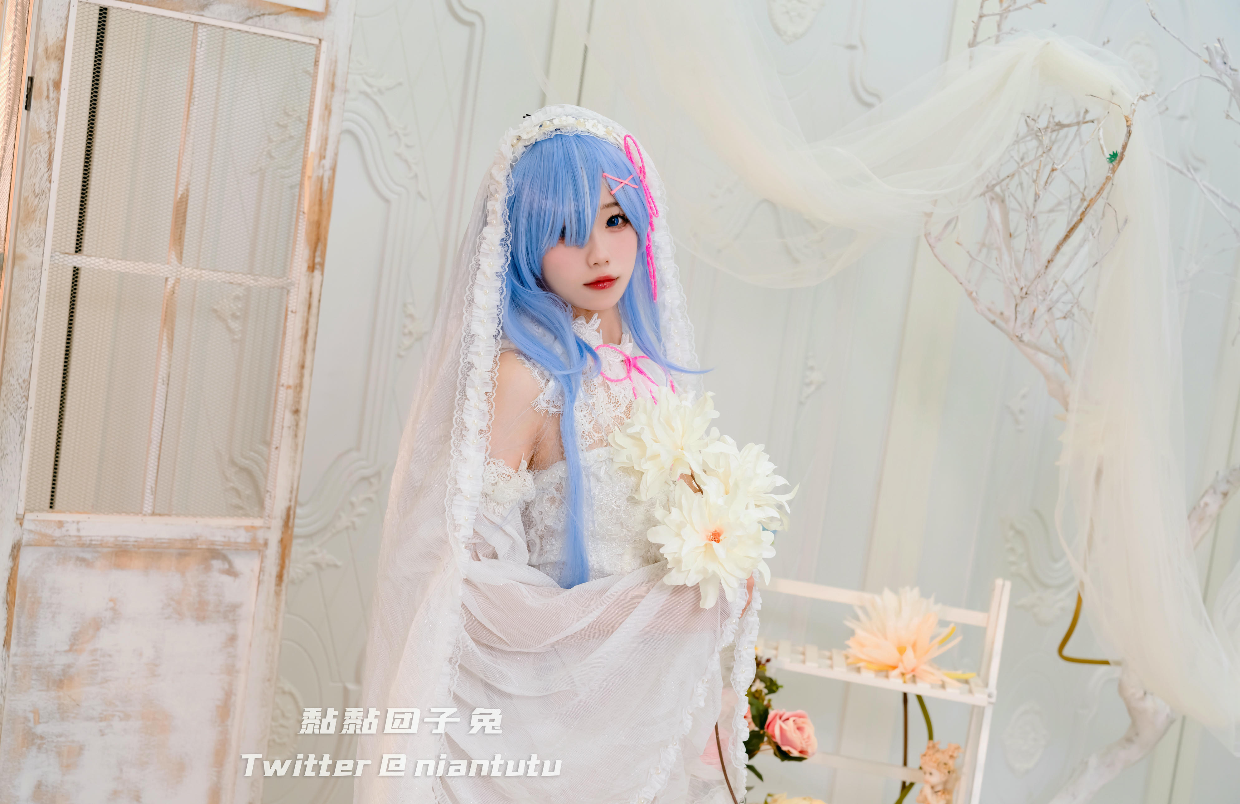 黏黏团子兔 NO.003 蕾姆 [41P 355MB]_第1集