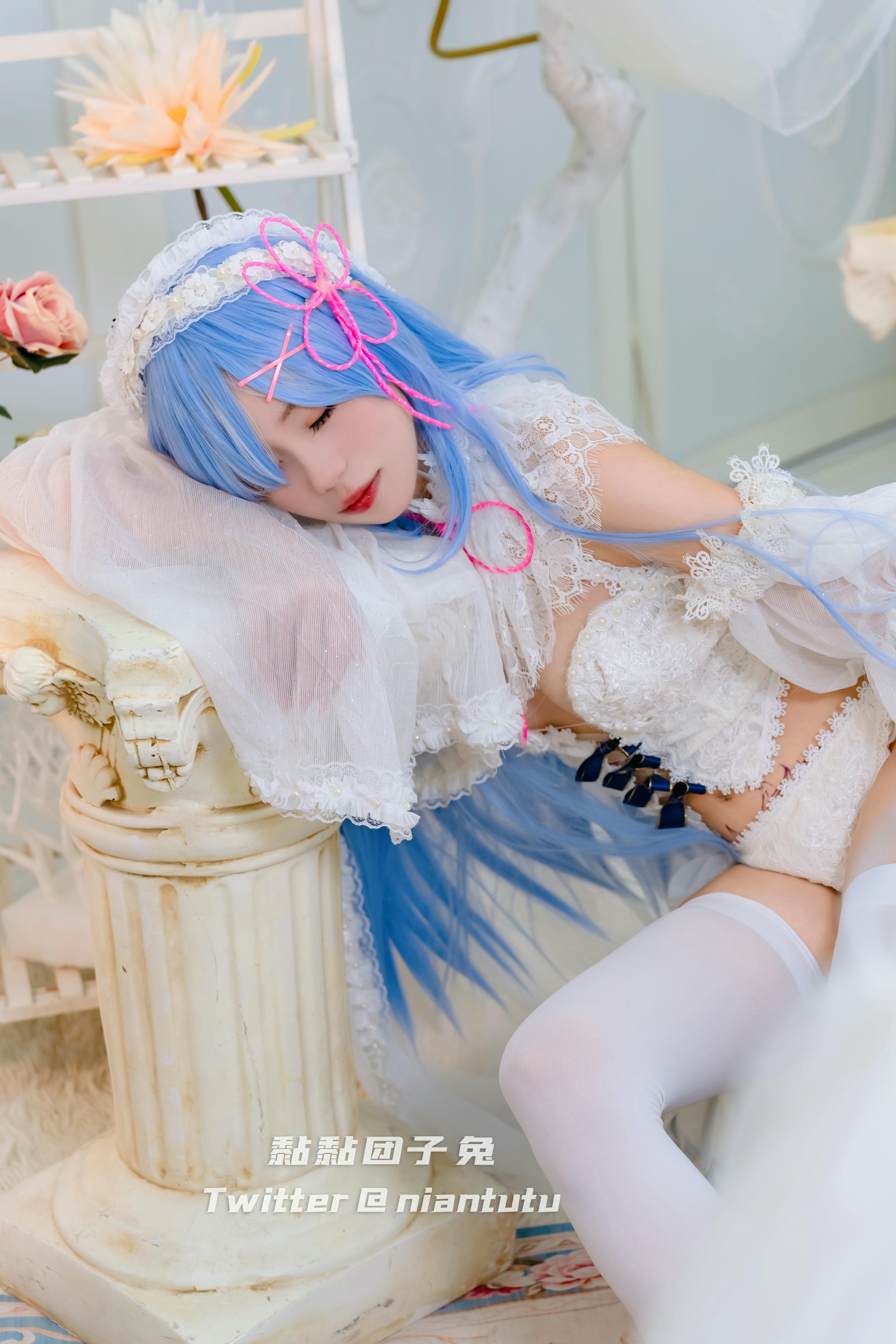 黏黏团子兔 NO.003 蕾姆 [41P 355MB]_第1集