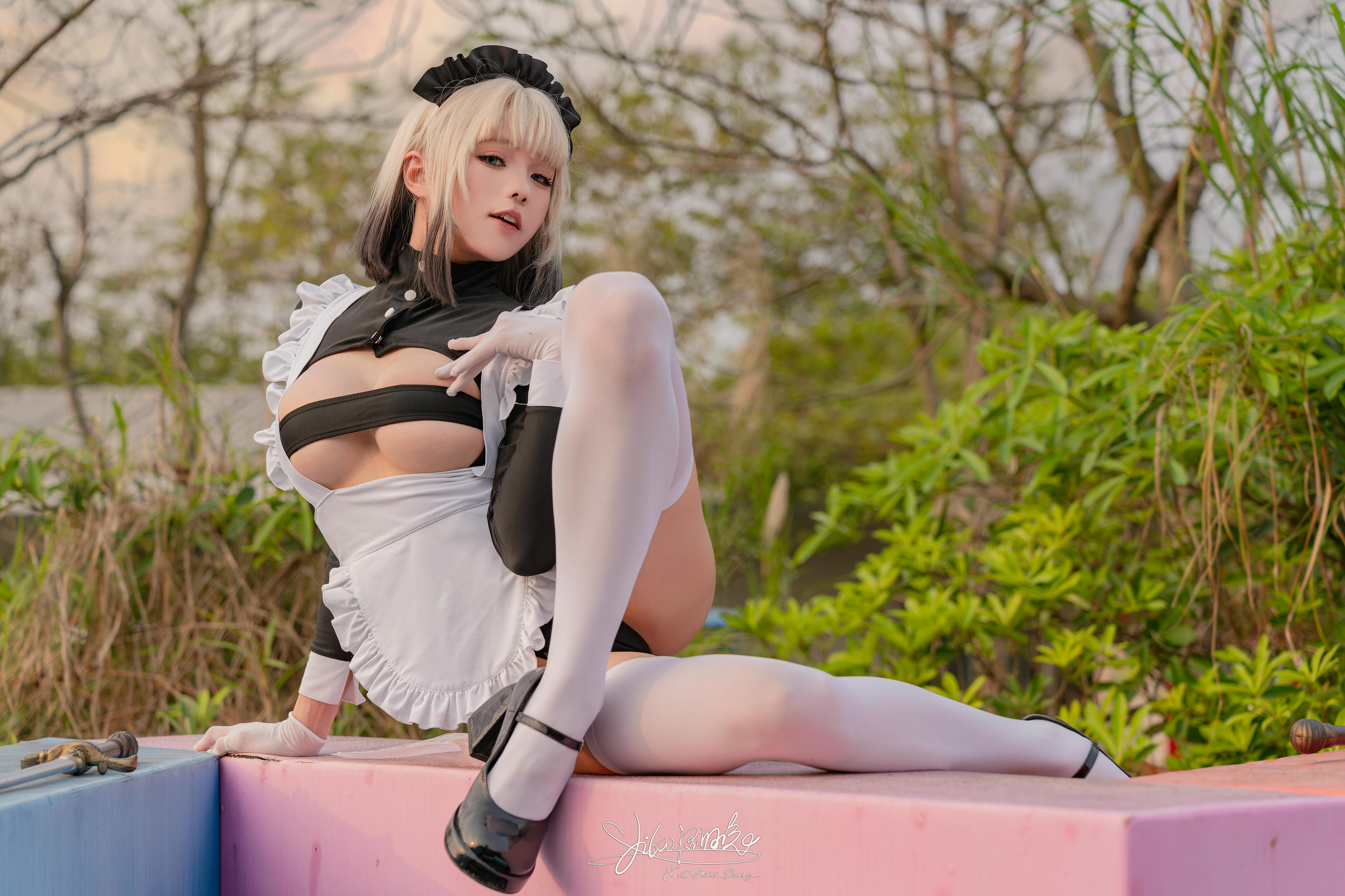 Yiko湿润兔 NO.193 24.10月作品『战斗女仆』动感光波 [76P1V 1.62GB]_第2集