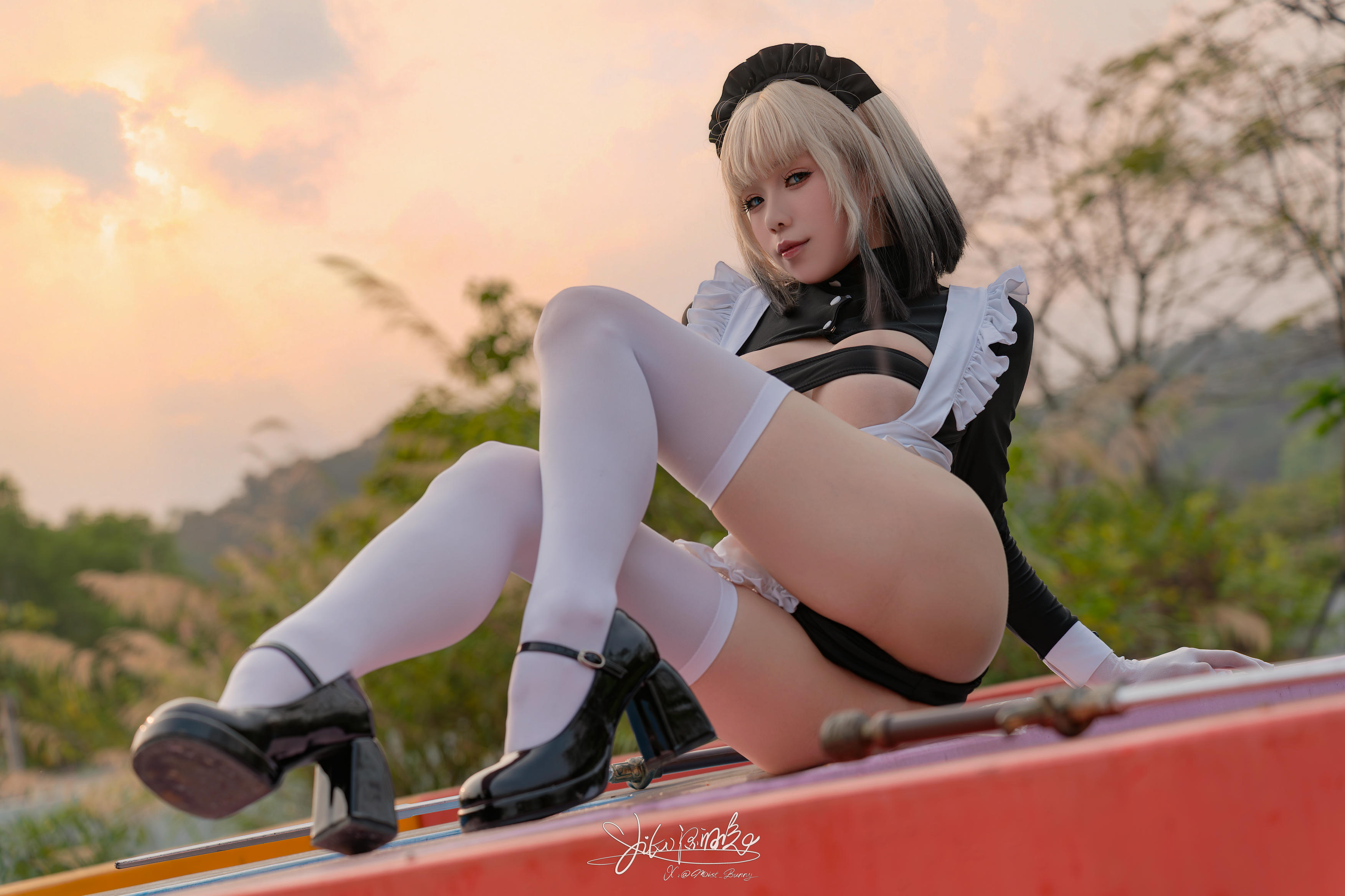 Yiko湿润兔 NO.193 24.10月作品『战斗女仆』动感光波 [76P1V 1.62GB]_第3集