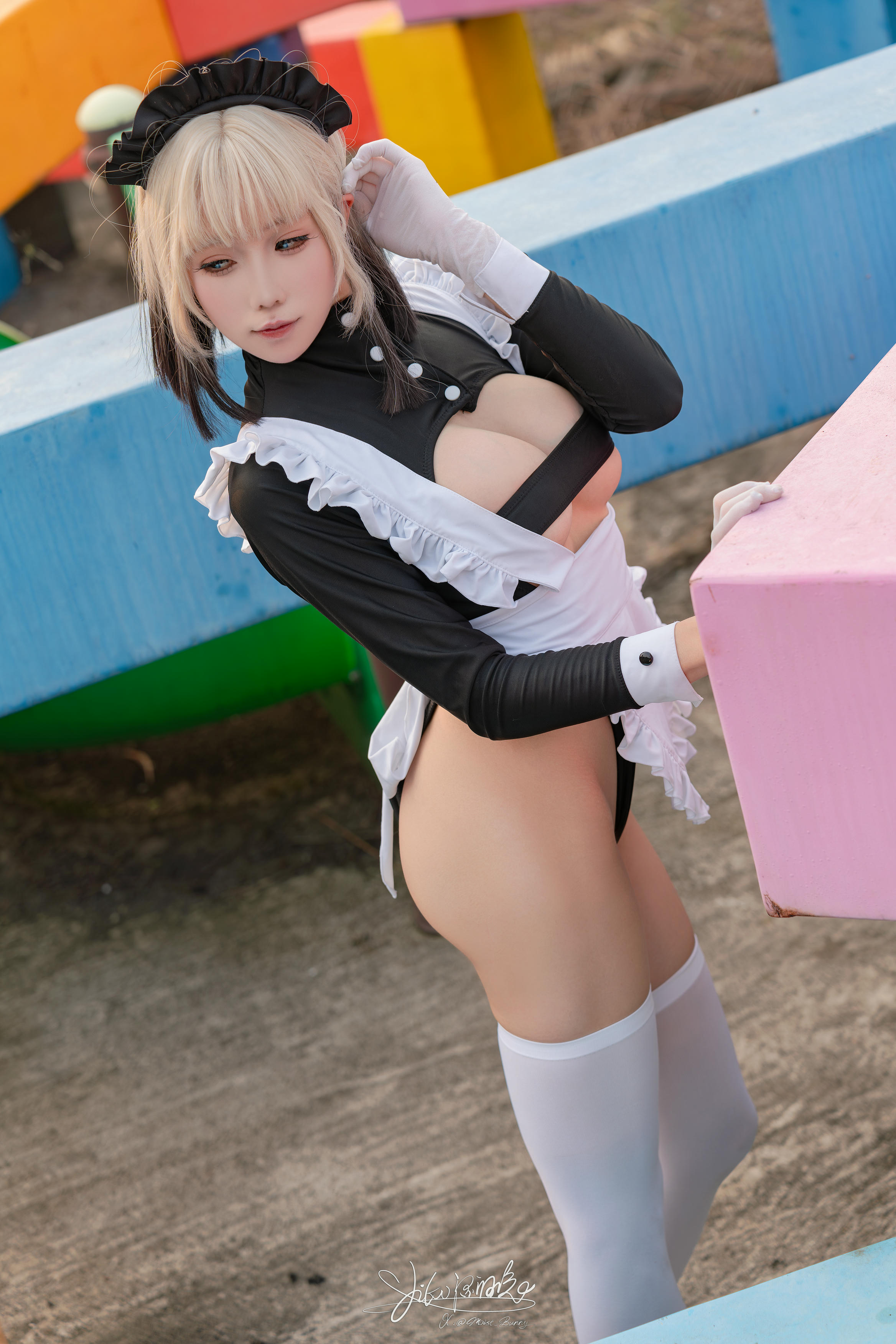 Yiko湿润兔 NO.193 24.10月作品『战斗女仆』动感光波 [76P1V 1.62GB]_第3集