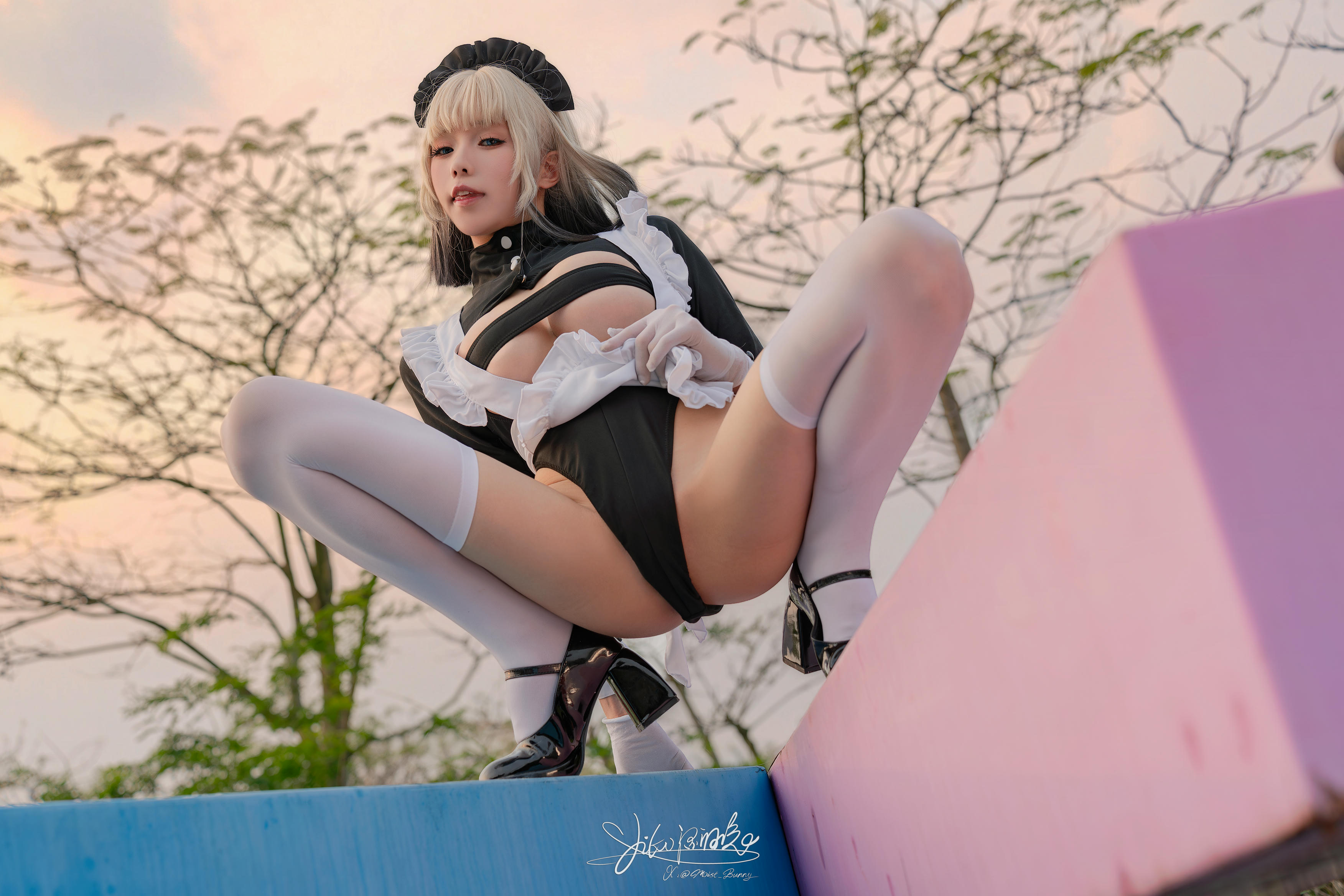 Yiko湿润兔 NO.193 24.10月作品『战斗女仆』动感光波 [76P1V 1.62GB]_第3集