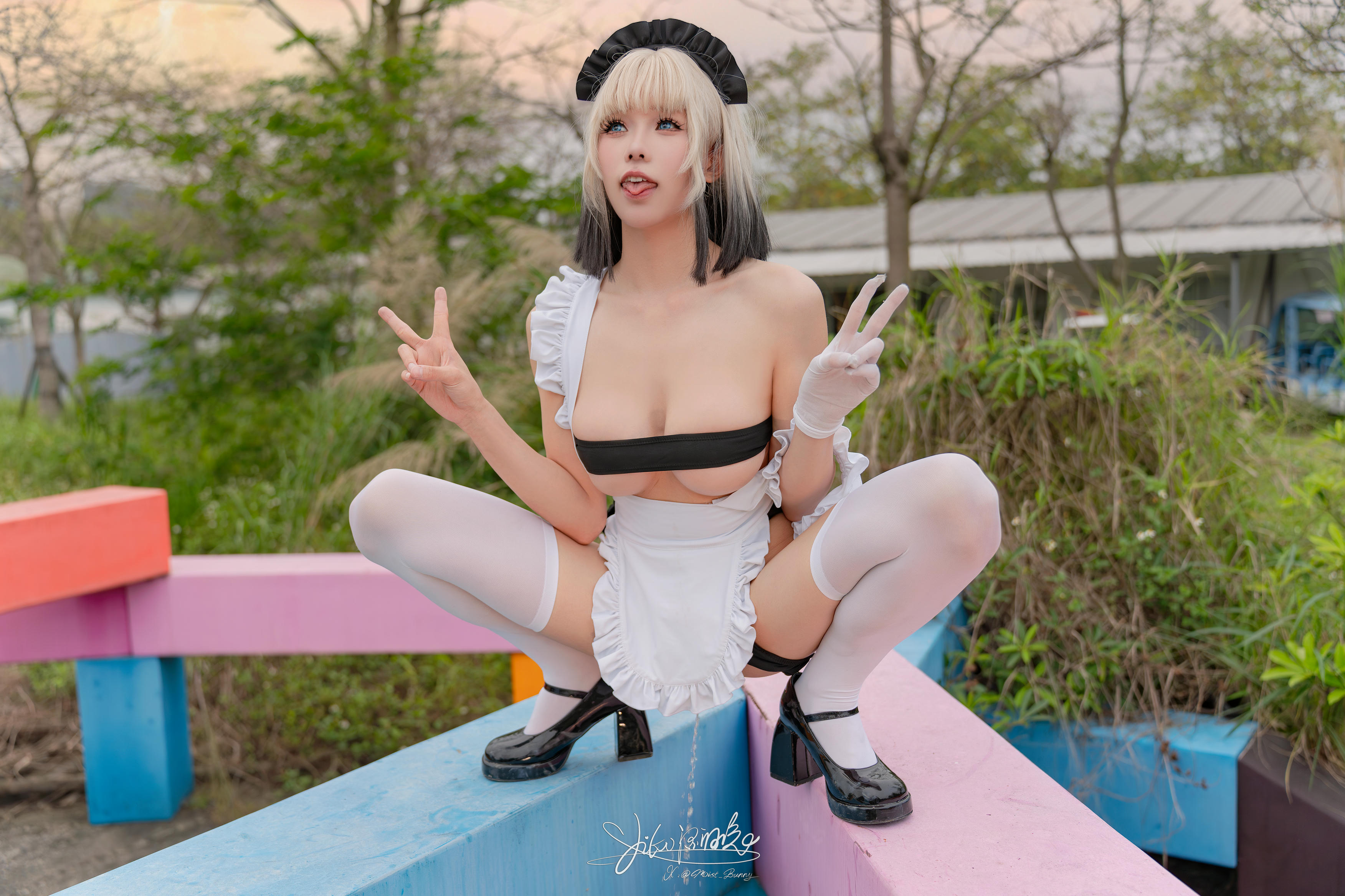 Yiko湿润兔 NO.193 24.10月作品『战斗女仆』动感光波 [76P1V 1.62GB]_第4集