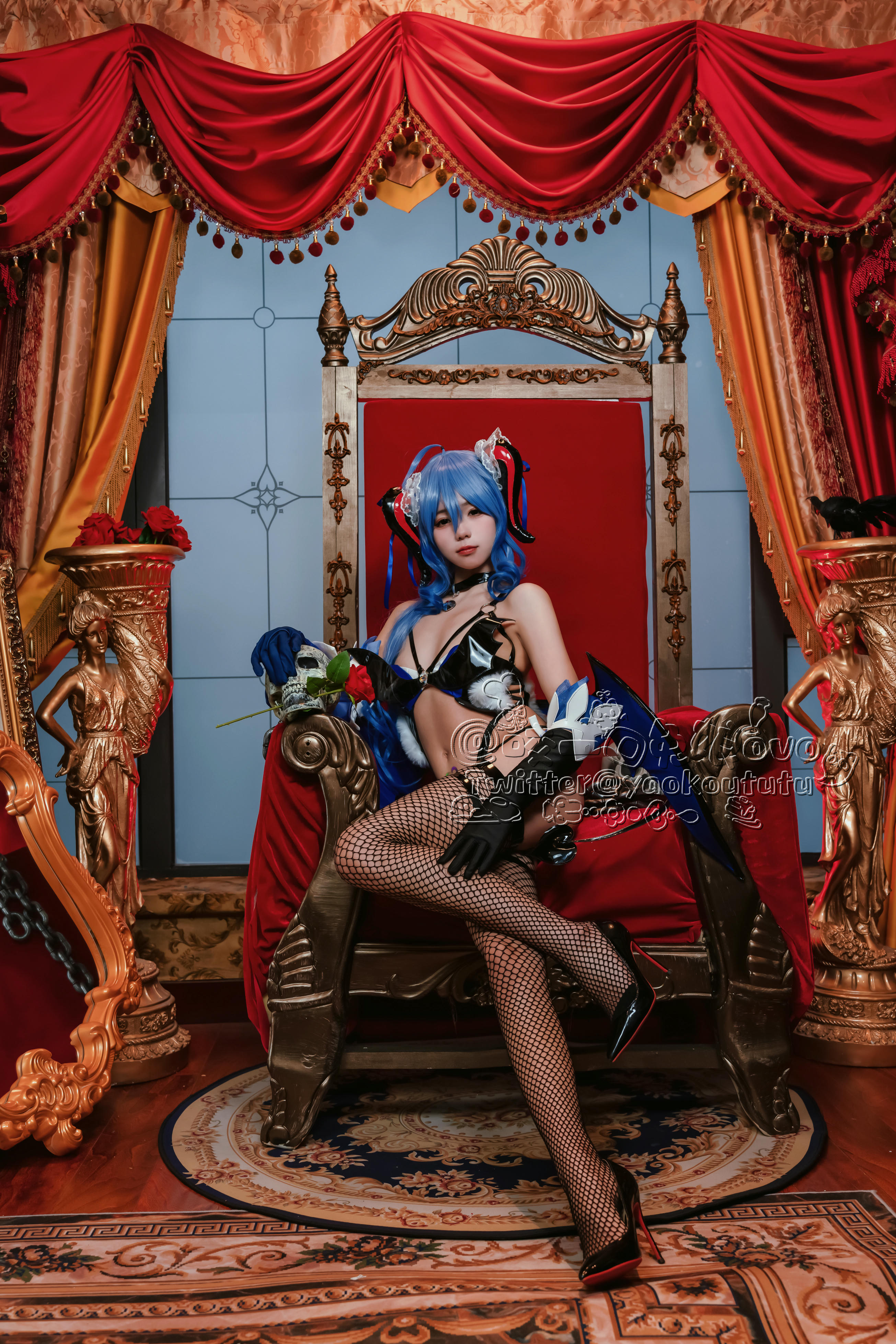 黏黏团子兔 NO.007 甘雨魅魔[40P 724MB]_第1集