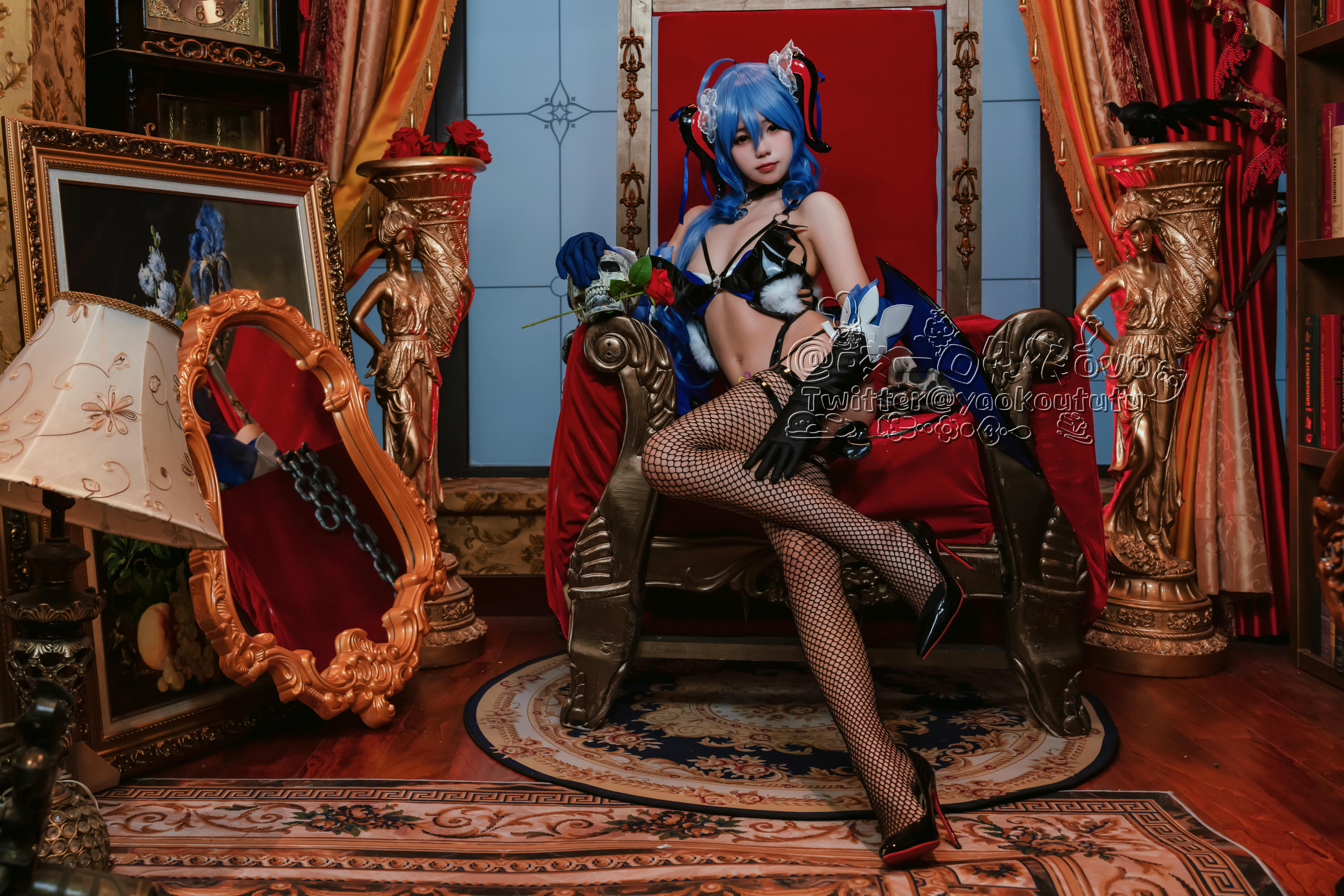 黏黏团子兔 NO.007 甘雨魅魔[40P 724MB]_第1集