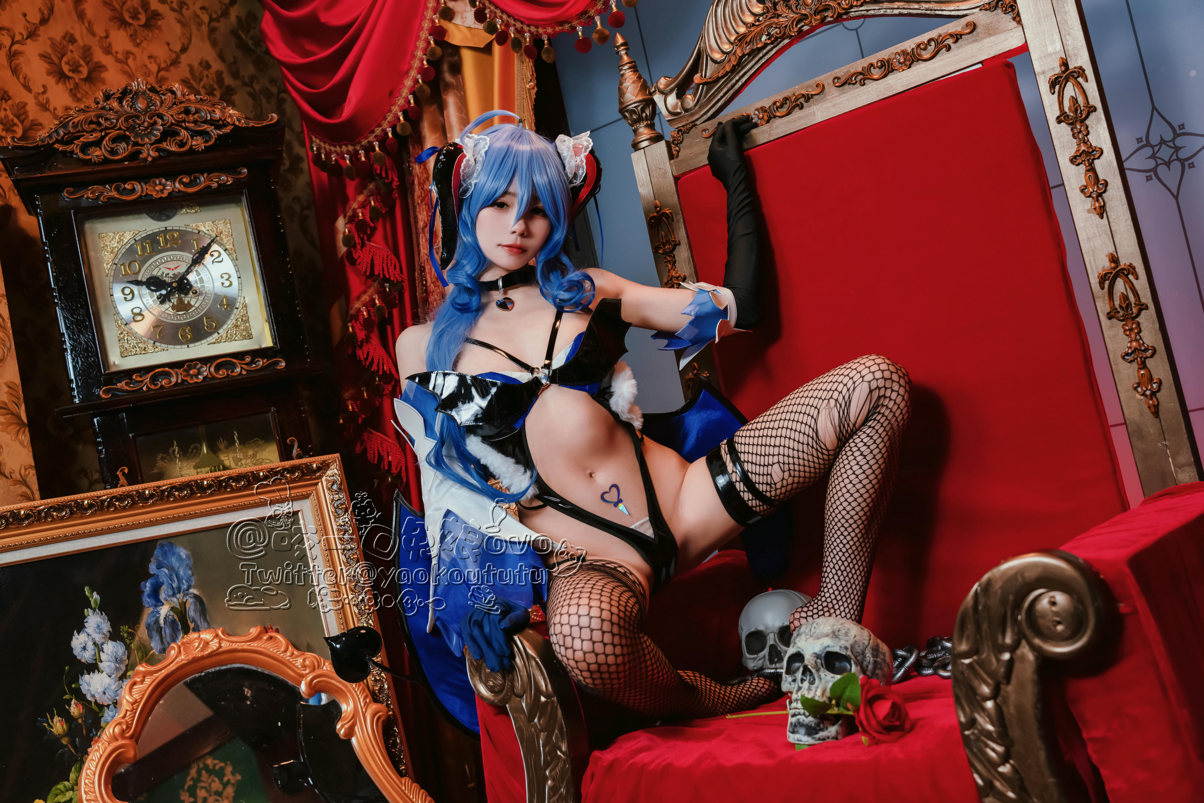 黏黏团子兔 NO.007 甘雨魅魔[40P 724MB]_第2集