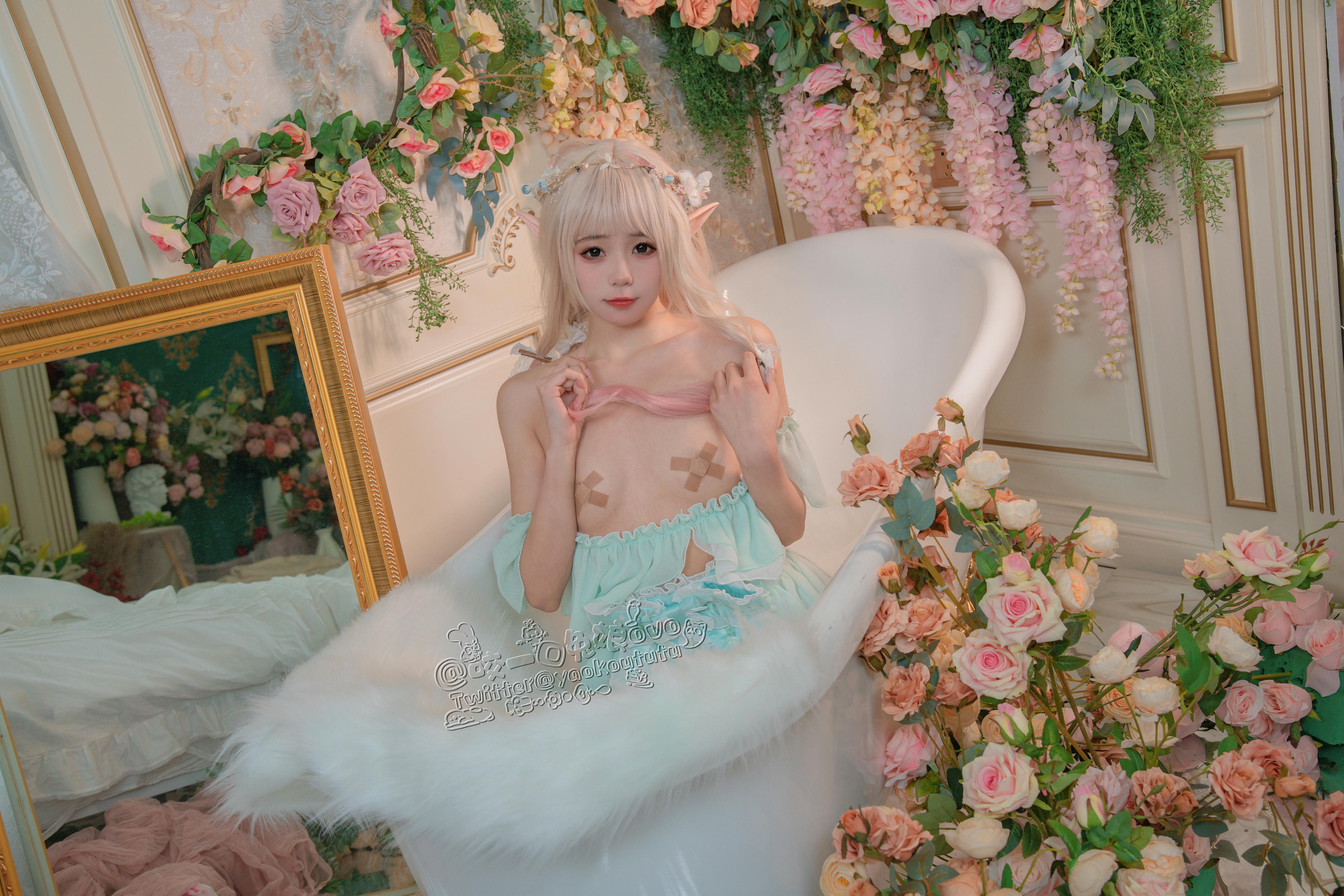 黏黏团子兔 NO.009 豌豆公主的秘密花房[40P 911MB]_第2集