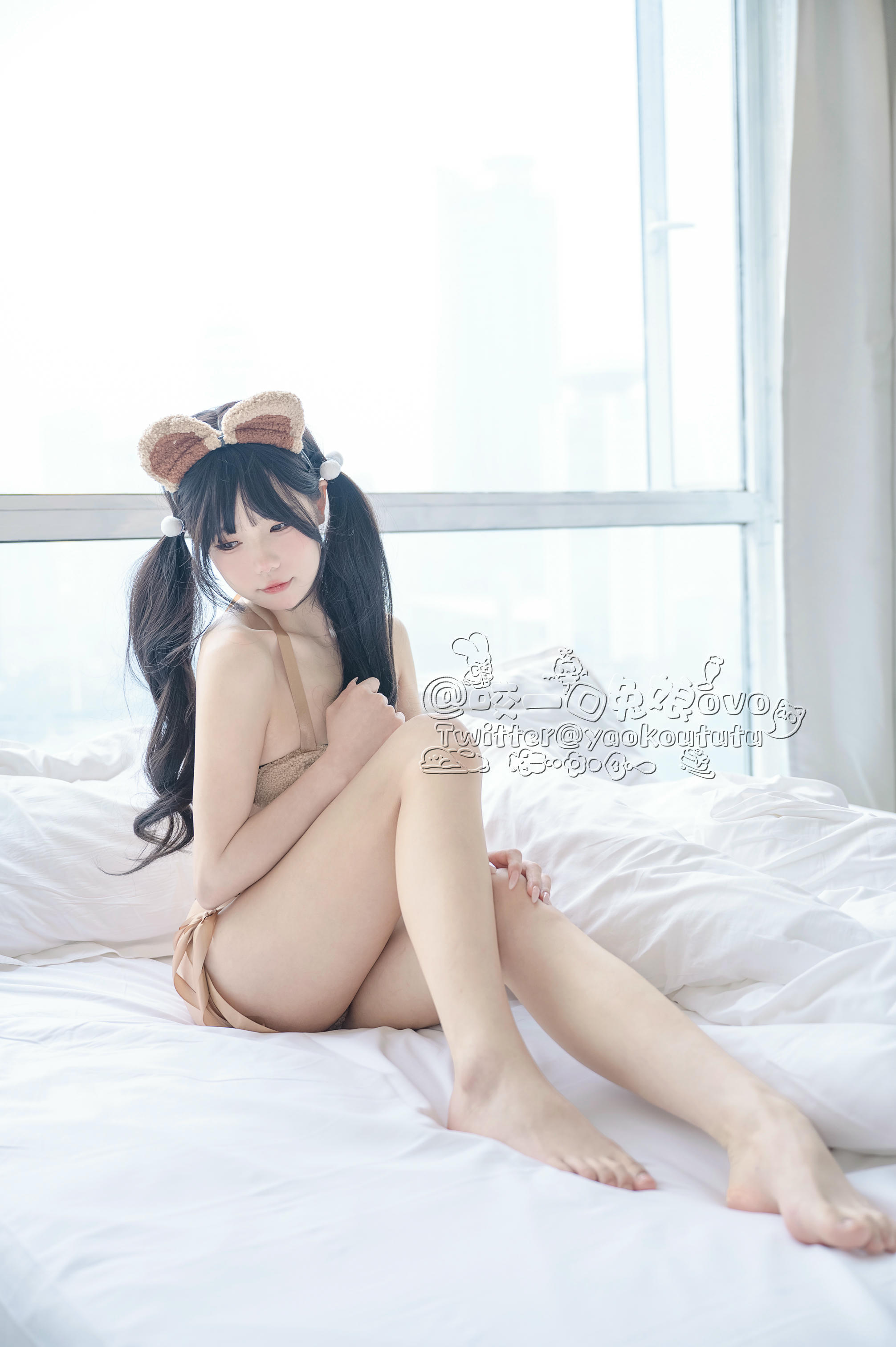 黏黏团子兔 NO.010 小熊睡衣[60P 491MB]_第1集