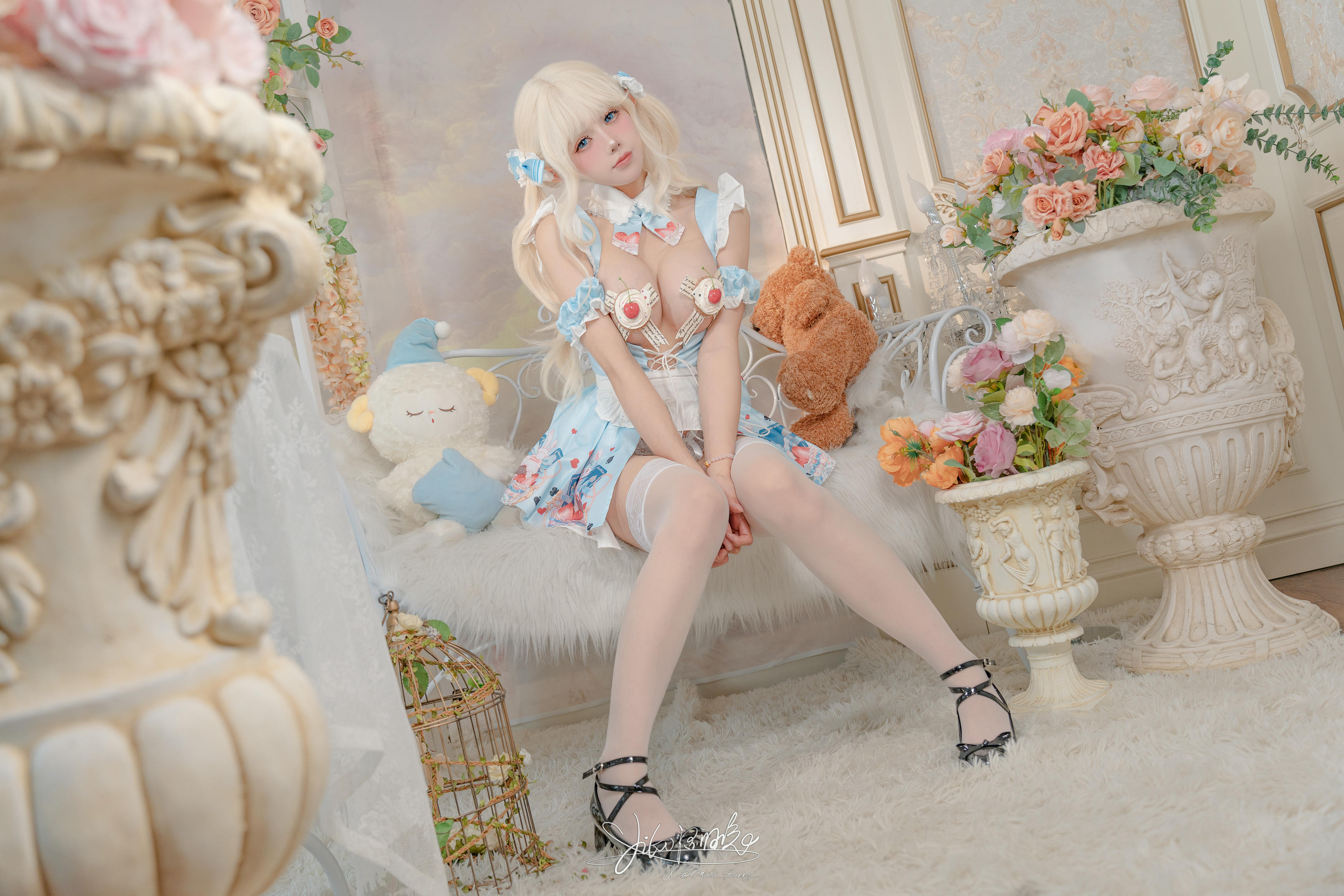 Yiko湿润兔 NO.196 24.11月月票特典『爱丽丝蛋糕』[57P 912MB]_第1集