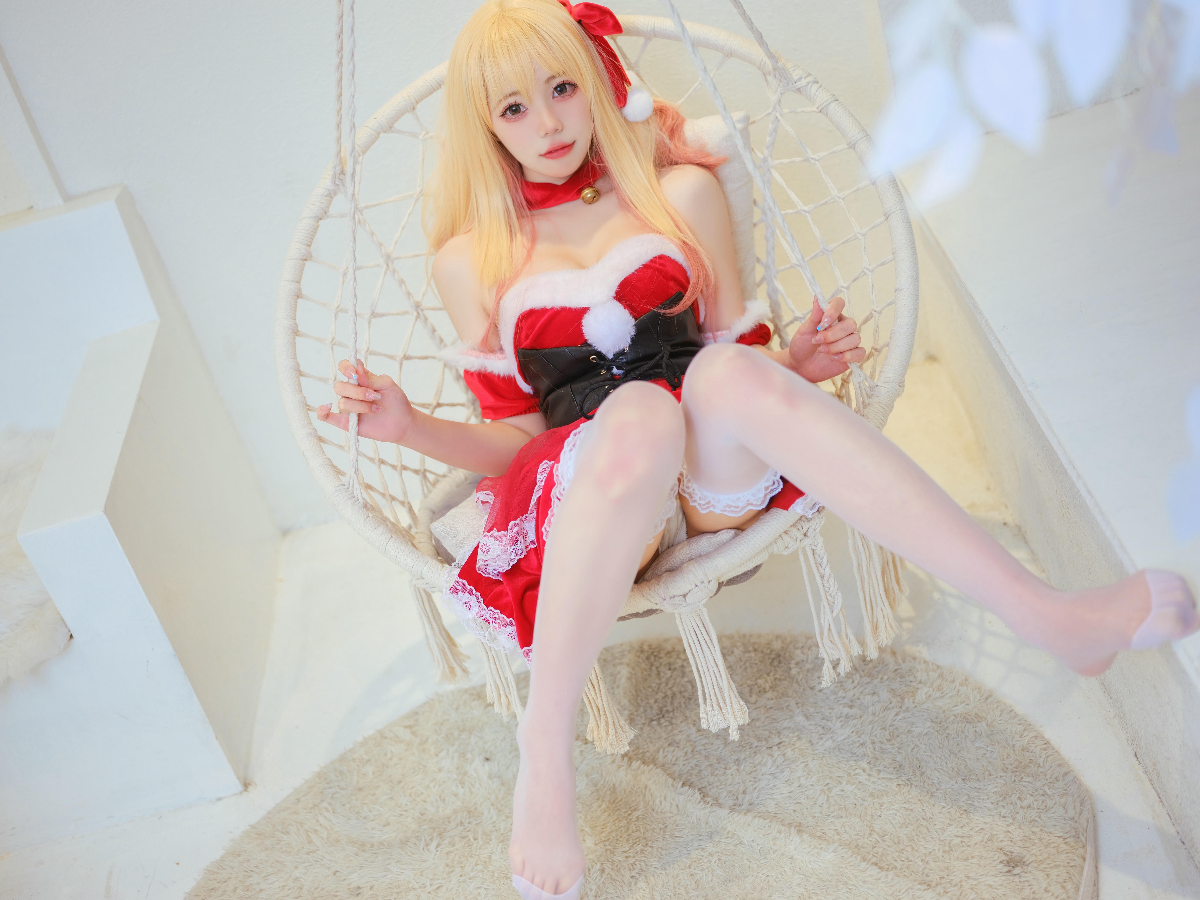 黏黏团子兔 NO.026 喜多川海梦圣诞 [15P 58.34 MB]_第1集