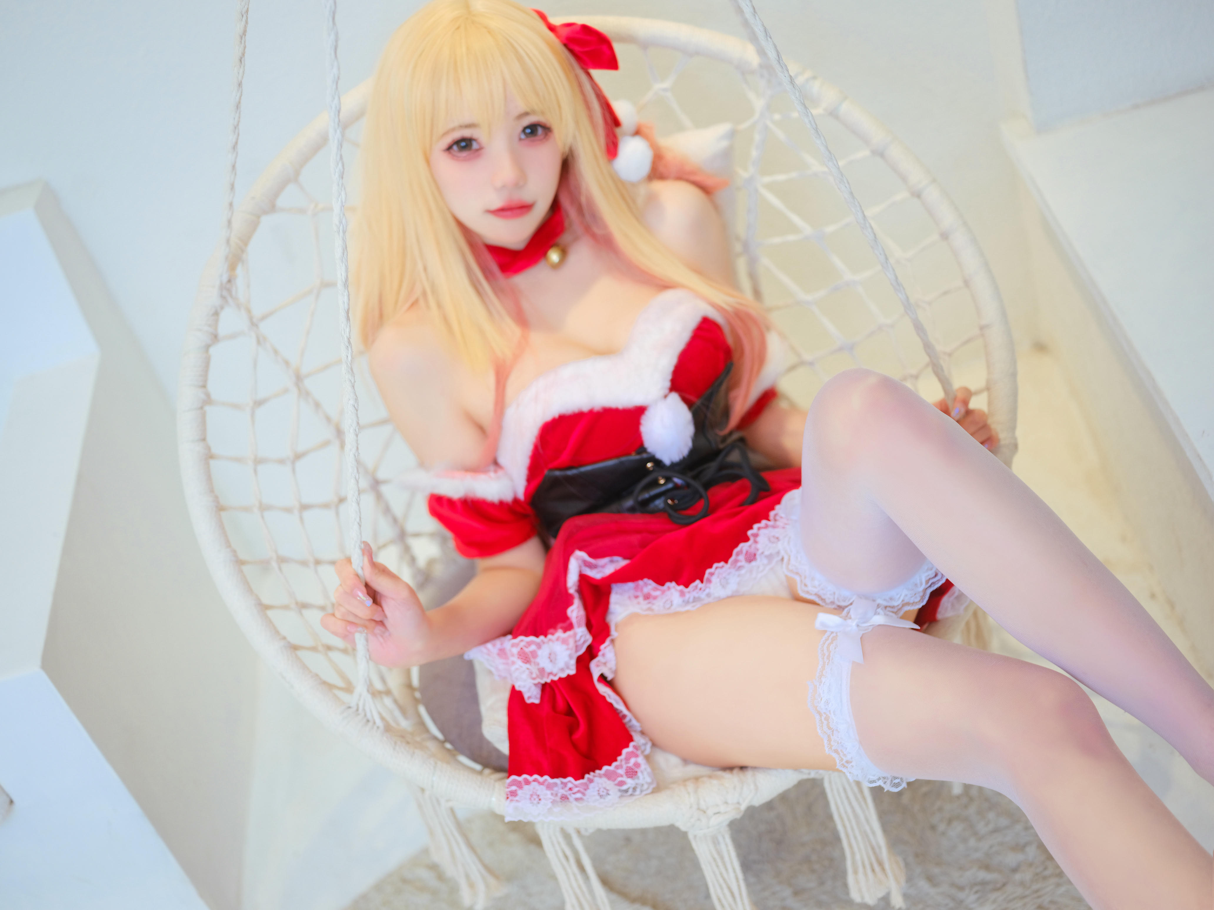 黏黏团子兔 NO.026 喜多川海梦圣诞 [15P 58.34 MB]_第1集