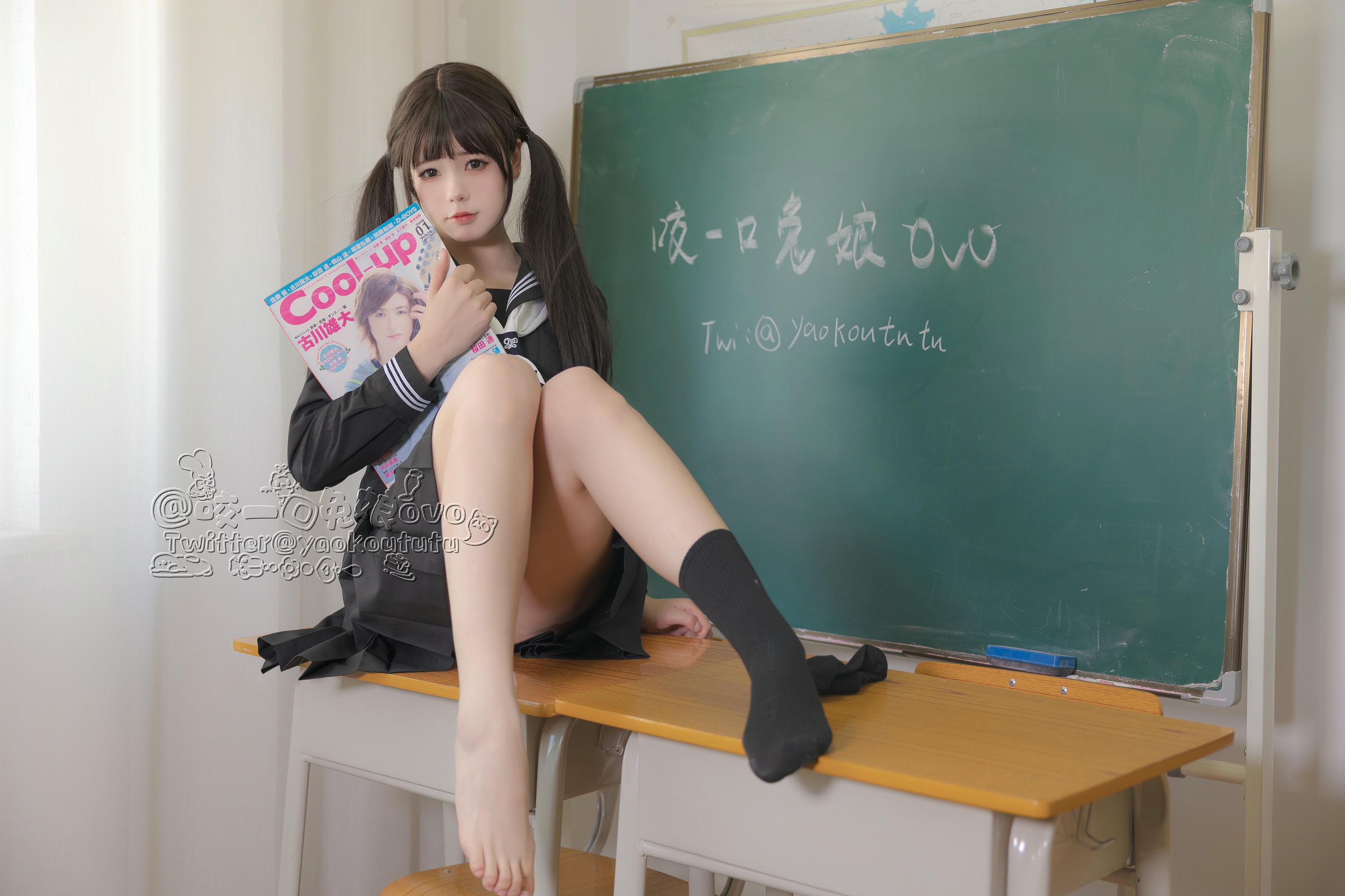 黏黏团子兔 NO.029 咬一口兔娘 放课后[54P1V-664M]-放课后54P_第1集