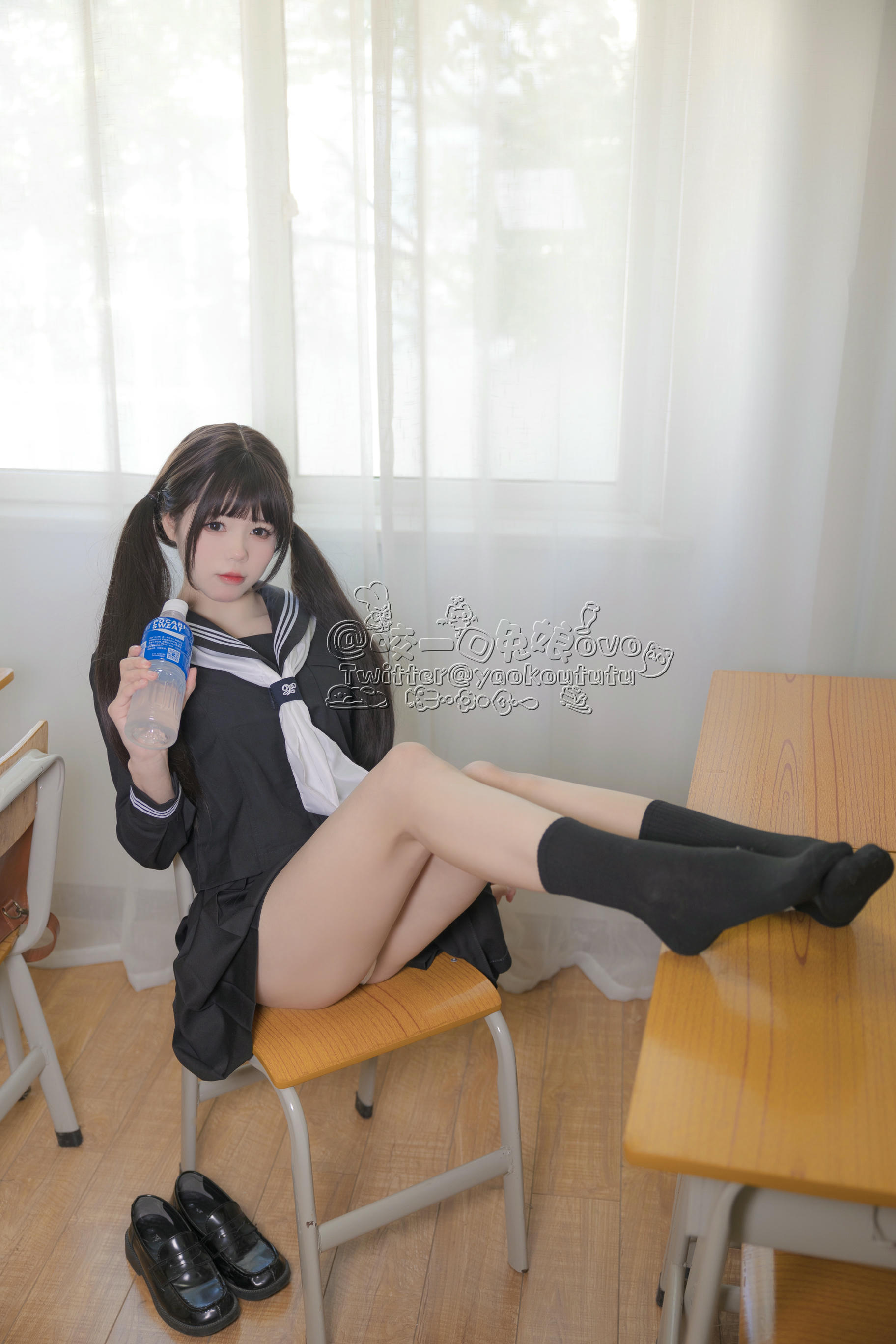 黏黏团子兔 NO.029 咬一口兔娘 放课后[54P1V-664M]-放课后54P_第3集