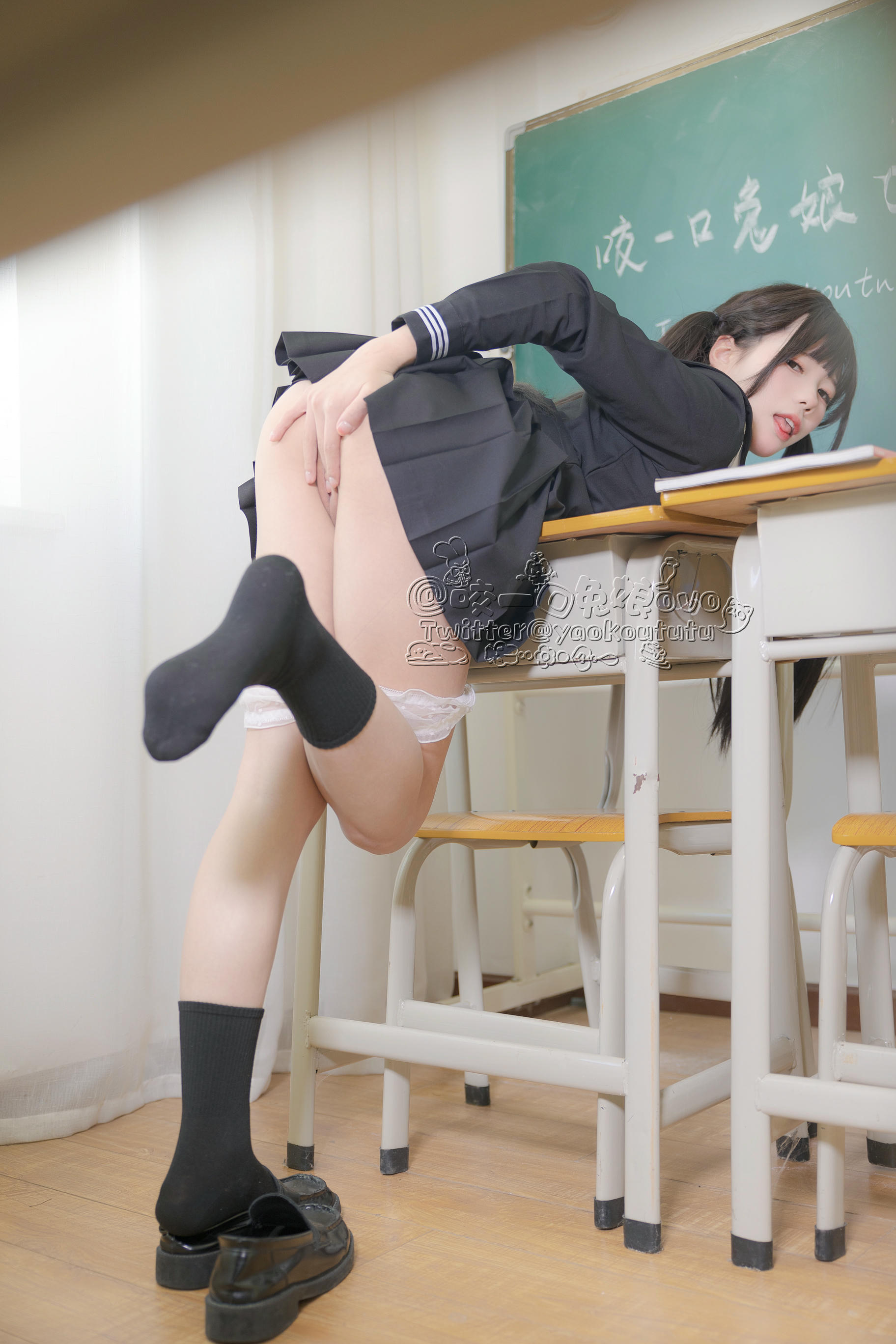 黏黏团子兔 NO.029 咬一口兔娘 放课后[54P1V-664M]-放课后54P_第3集