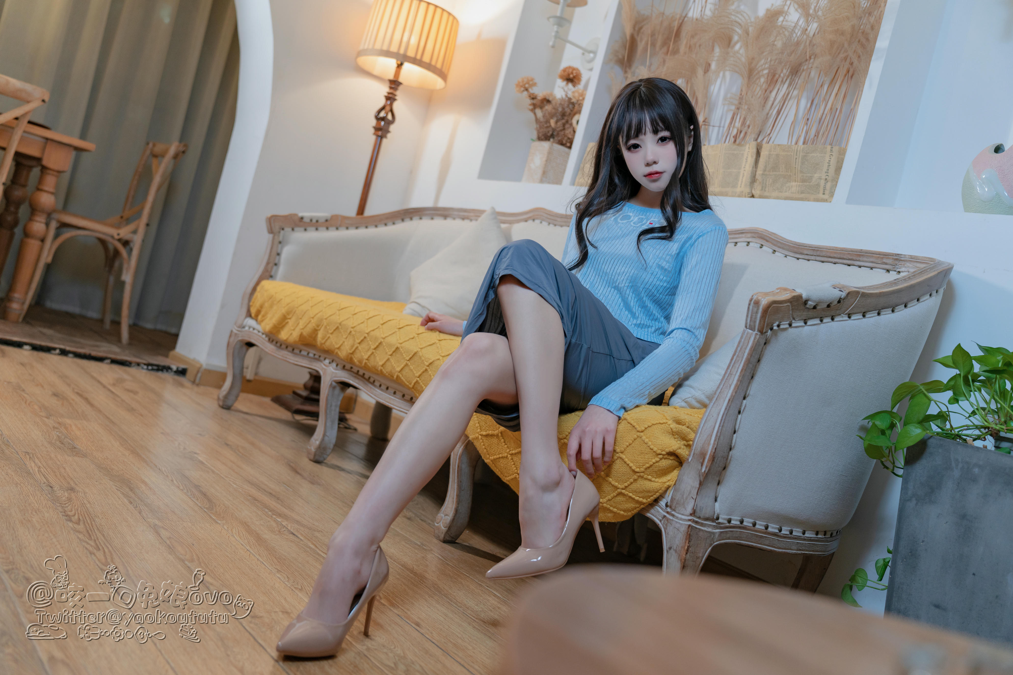 黏黏团子兔 NO.038 吉他妹妹 [50P1V 1.38GB]_第1集