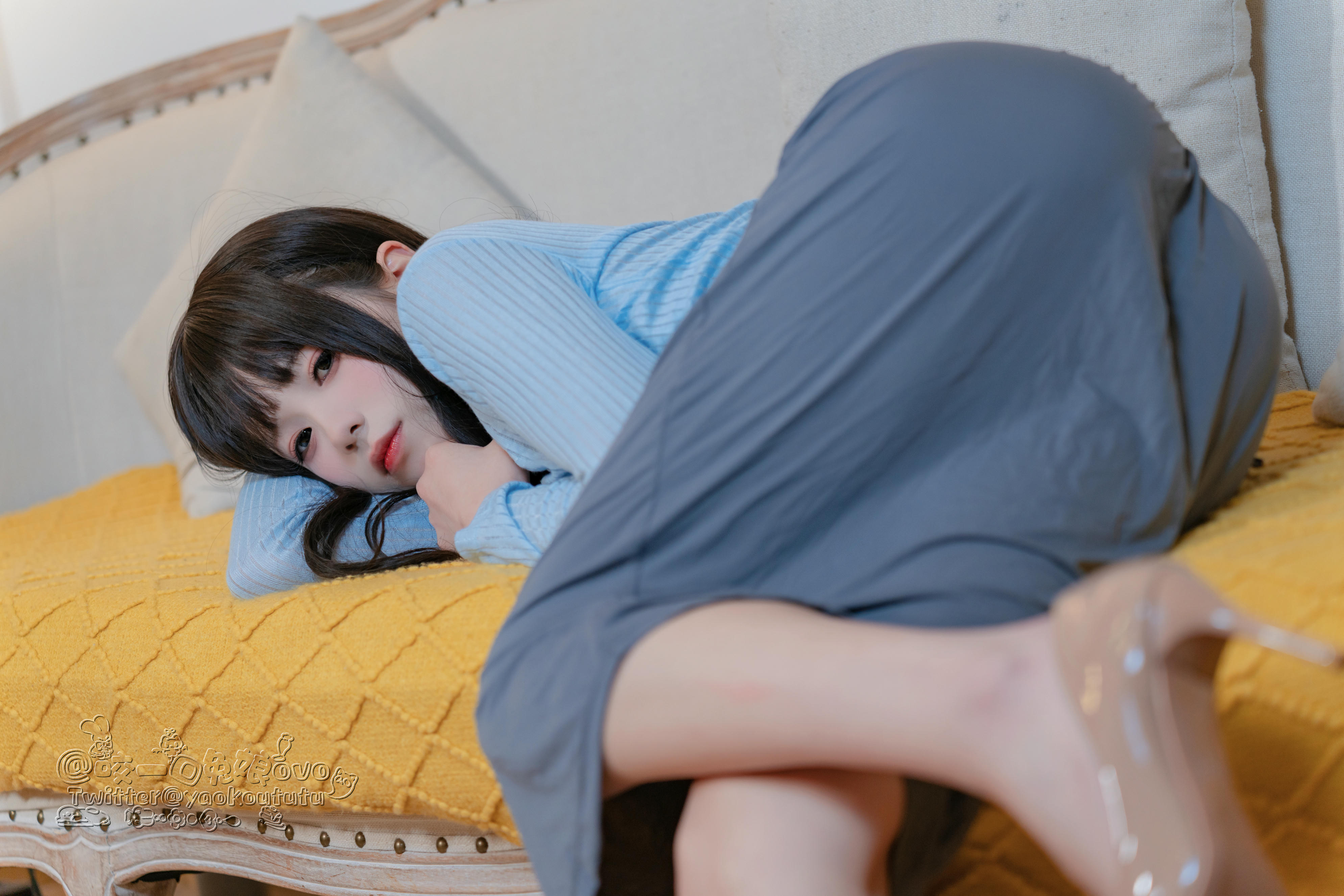 黏黏团子兔 NO.038 吉他妹妹 [50P1V 1.38GB]_第1集