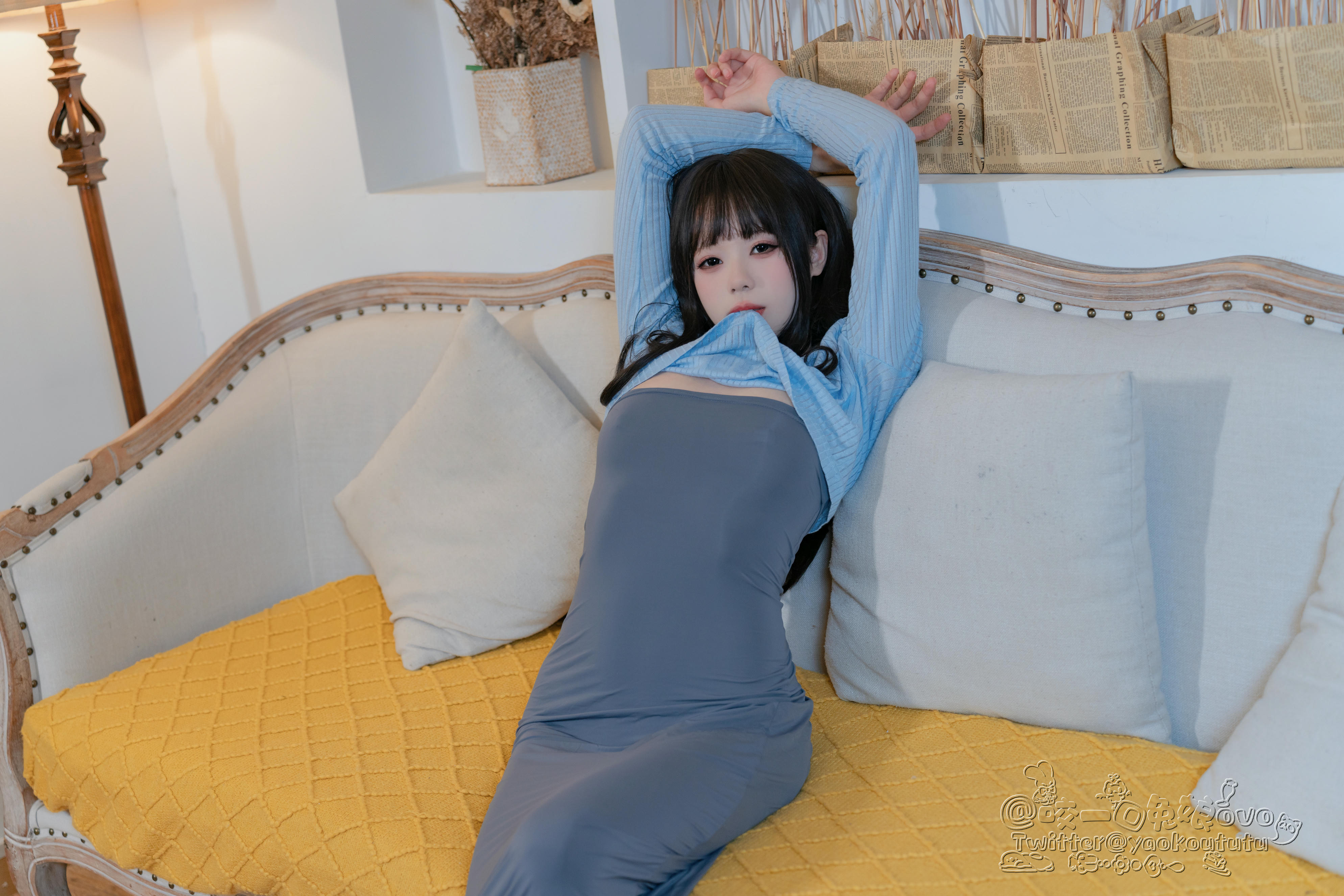 黏黏团子兔 NO.038 吉他妹妹 [50P1V 1.38GB]_第1集