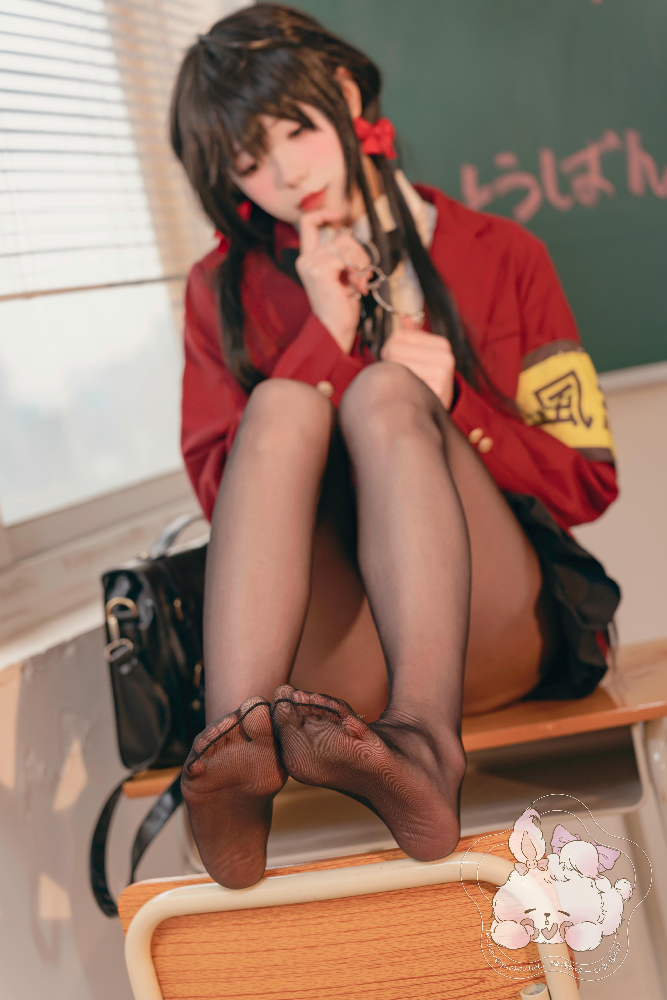 黏黏团子兔 NO.042 风纪委员大凤 [57P+1V 1.40GB]_第2集