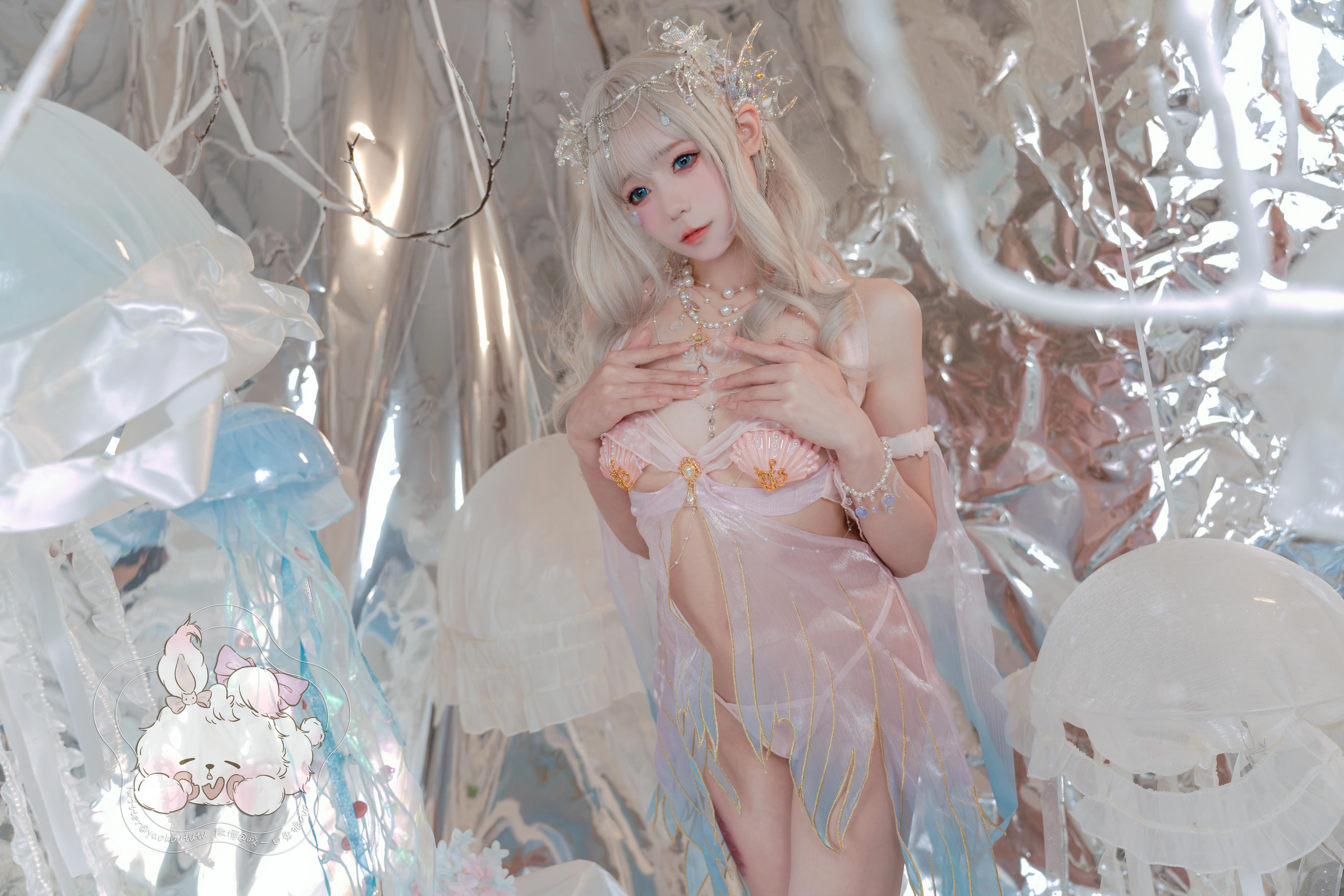 黏黏团子兔 NO.043 海的女儿 [53P+2V 1.24GB]_第1集