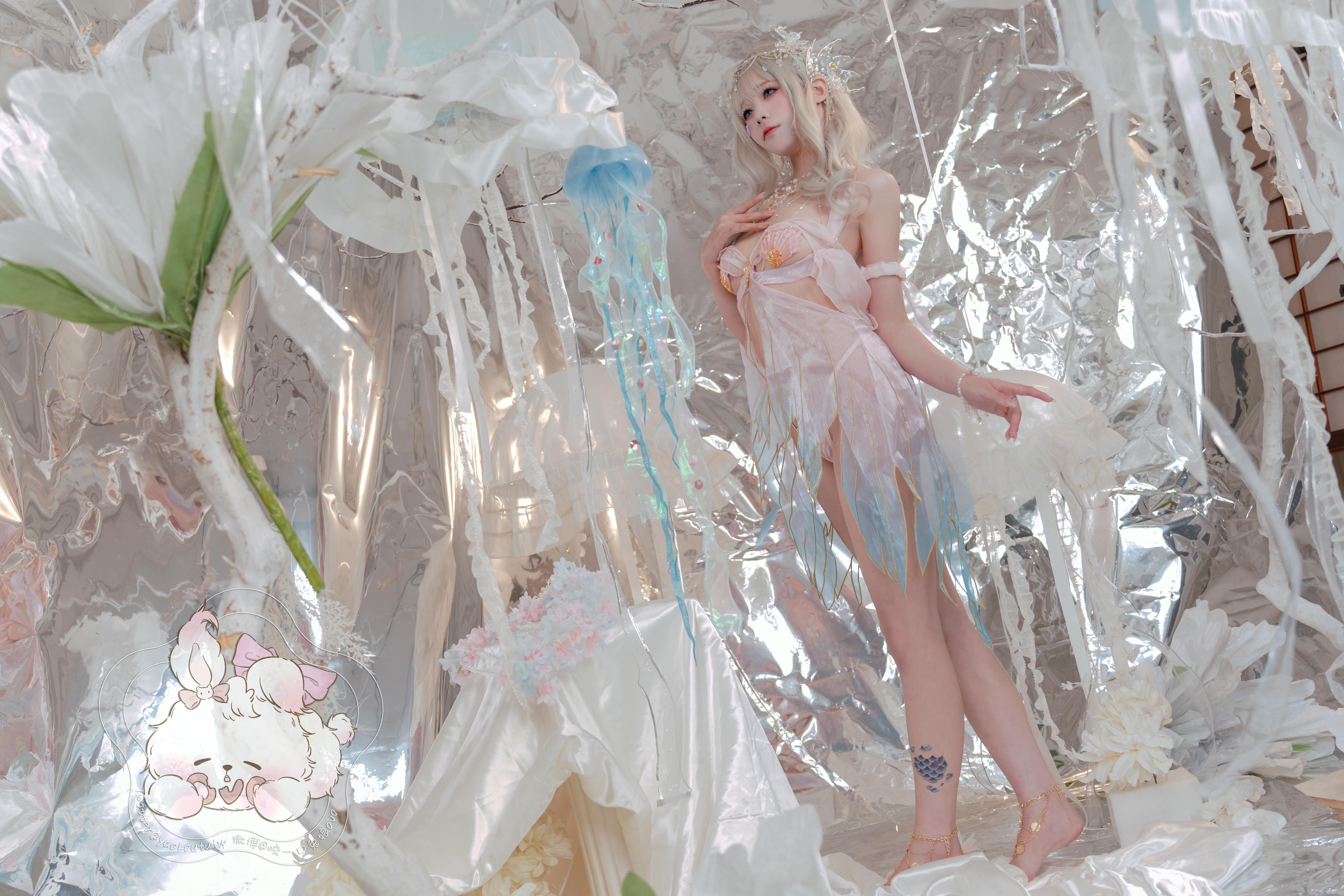 黏黏团子兔 NO.043 海的女儿 [53P+2V 1.24GB]_第1集