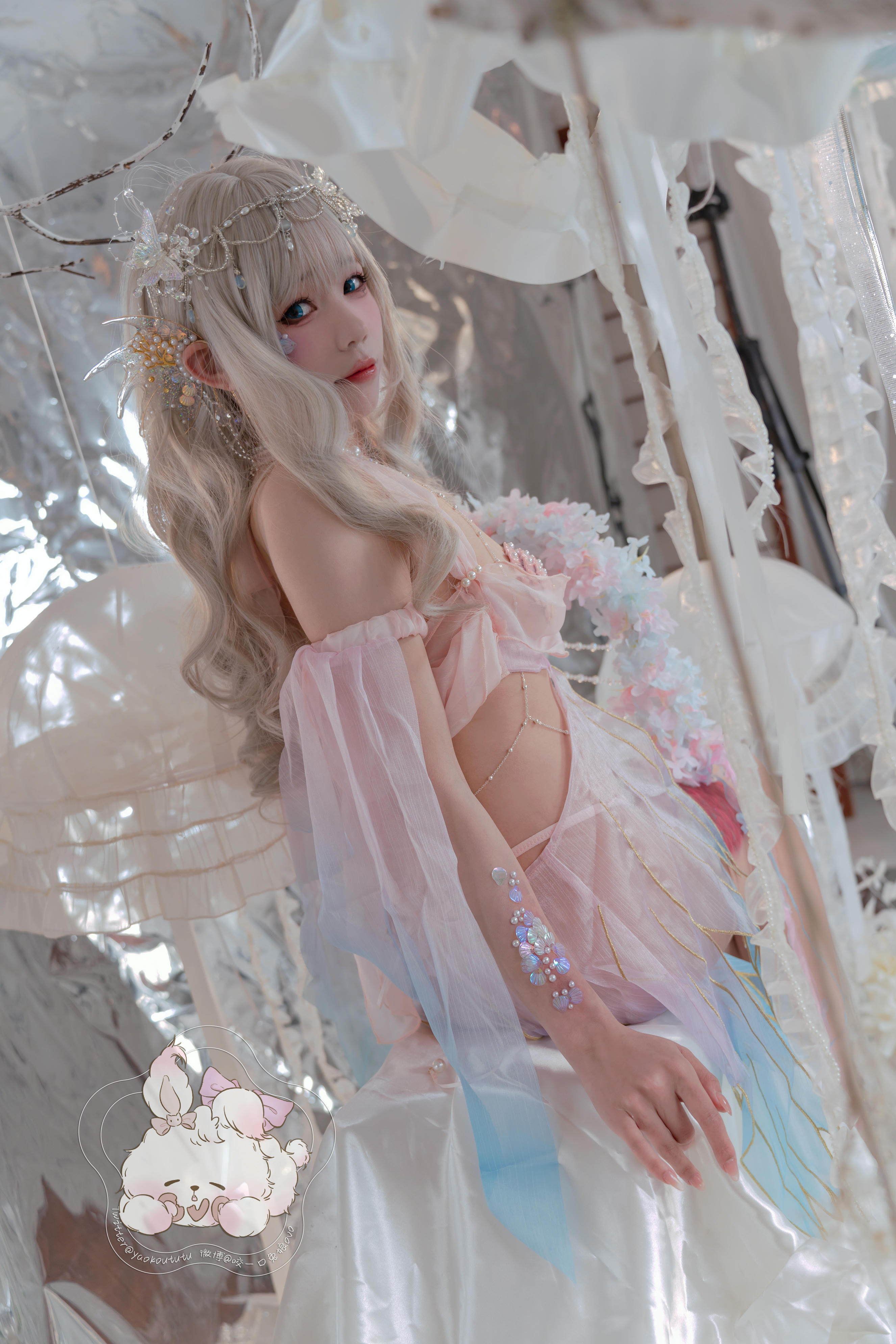 黏黏团子兔 NO.043 海的女儿 [53P+2V 1.24GB]_第1集