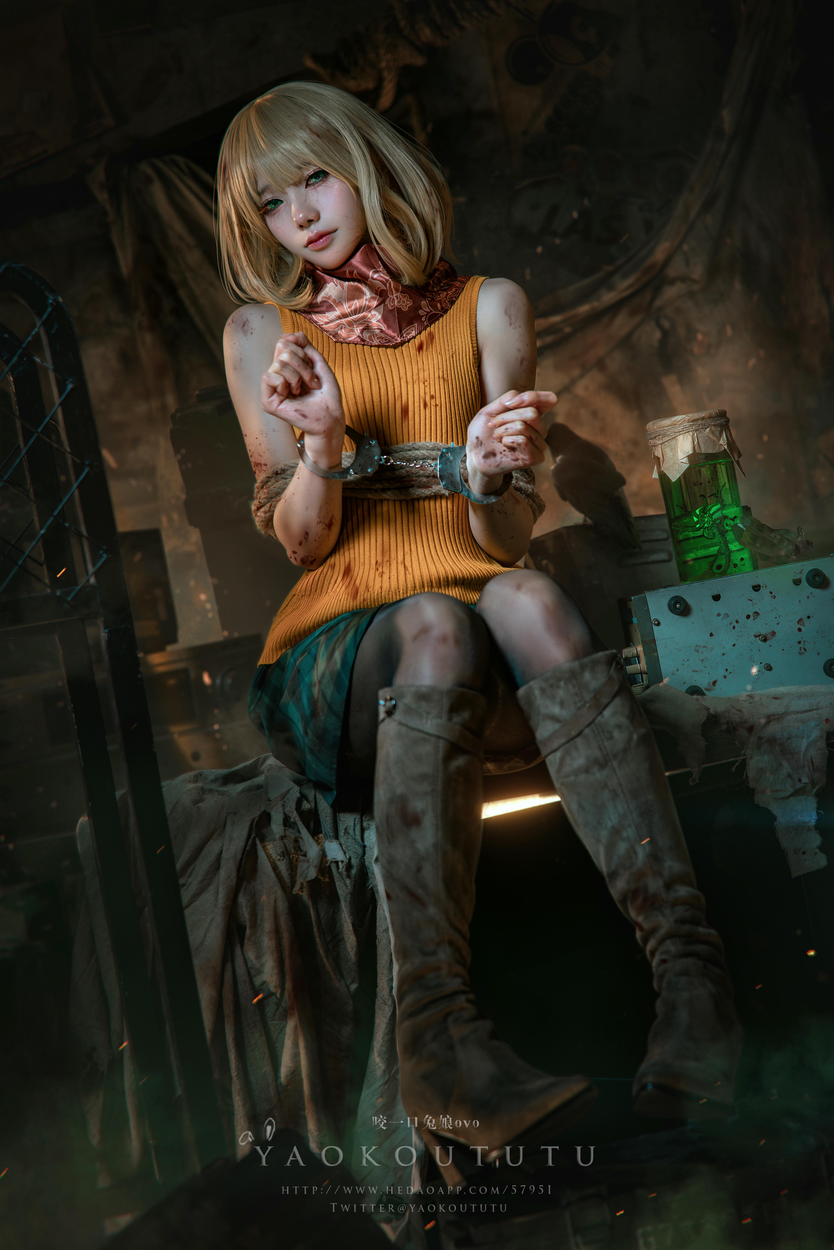 黏黏团子兔 NO.055 咬一口兔娘ovo 生化危机4重置版 阿什莉 [59P1V-1.45GB]_第2集