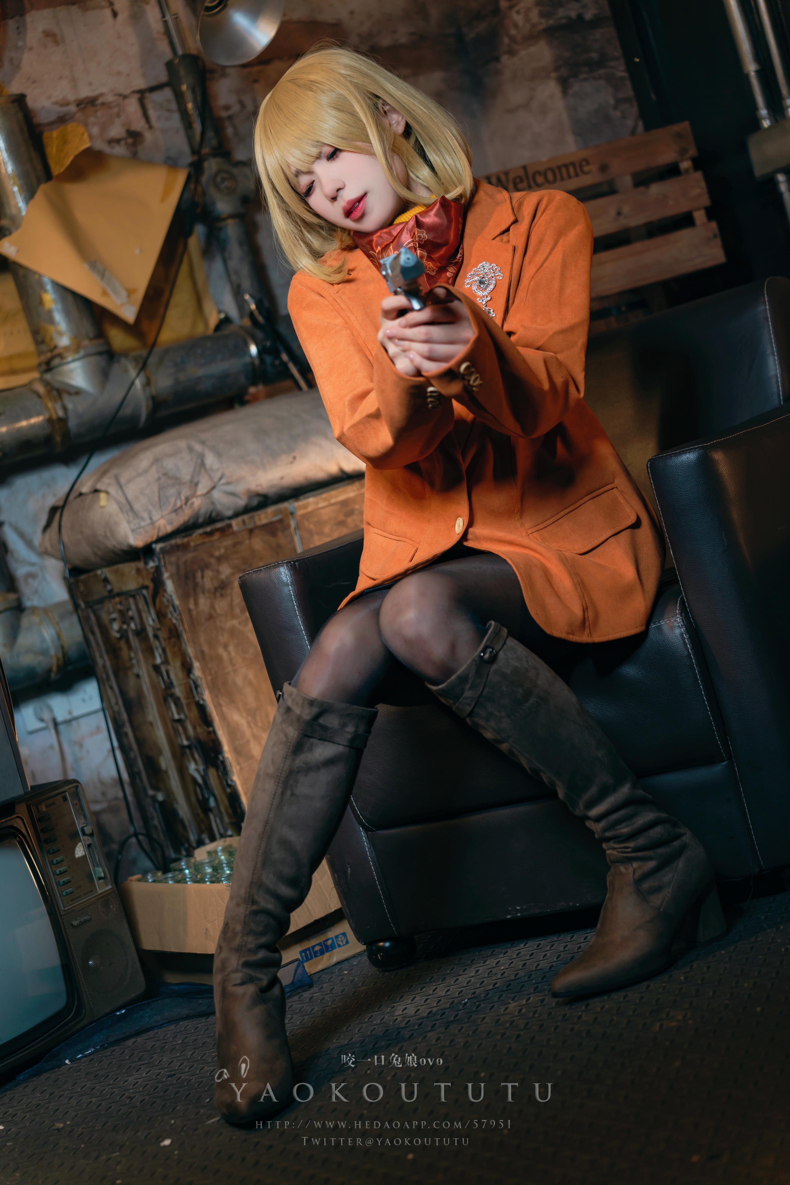 黏黏团子兔 NO.055 咬一口兔娘ovo 生化危机4重置版 阿什莉 [59P1V-1.45GB]_第1集