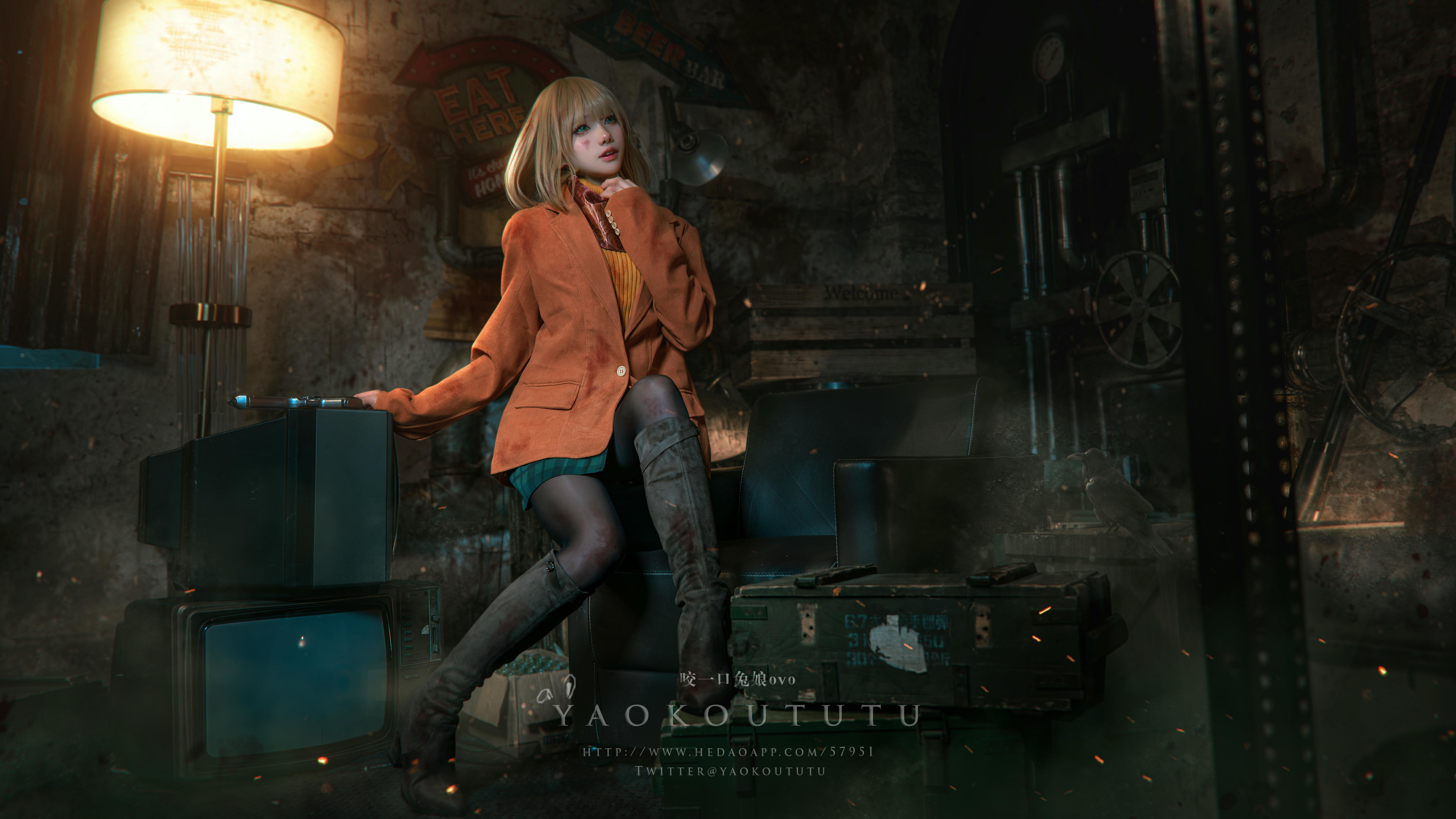 黏黏团子兔 NO.055 咬一口兔娘ovo 生化危机4重置版 阿什莉 [59P1V-1.45GB]_第1集