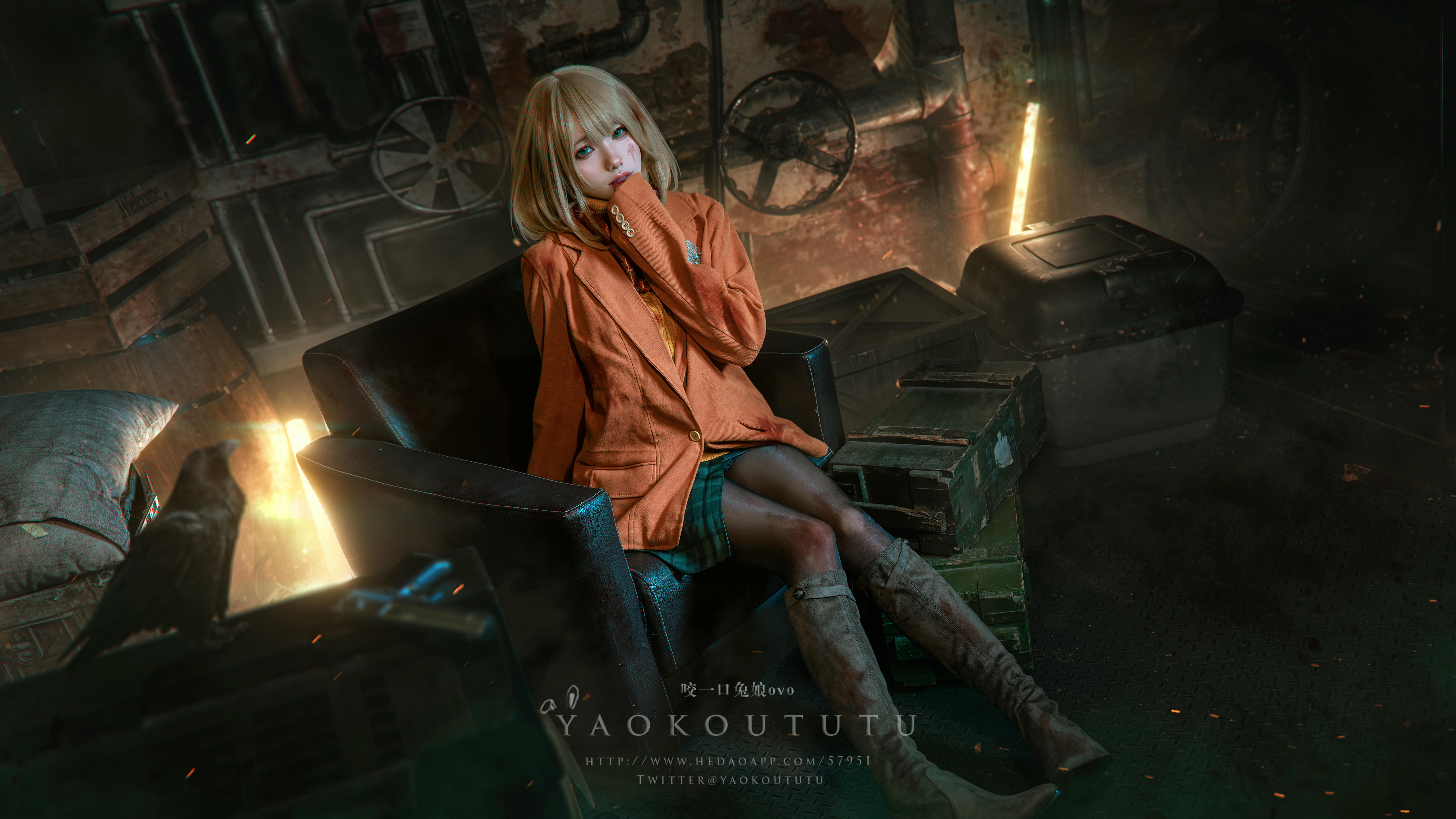 黏黏团子兔 NO.055 咬一口兔娘ovo 生化危机4重置版 阿什莉 [59P1V-1.45GB]_第1集