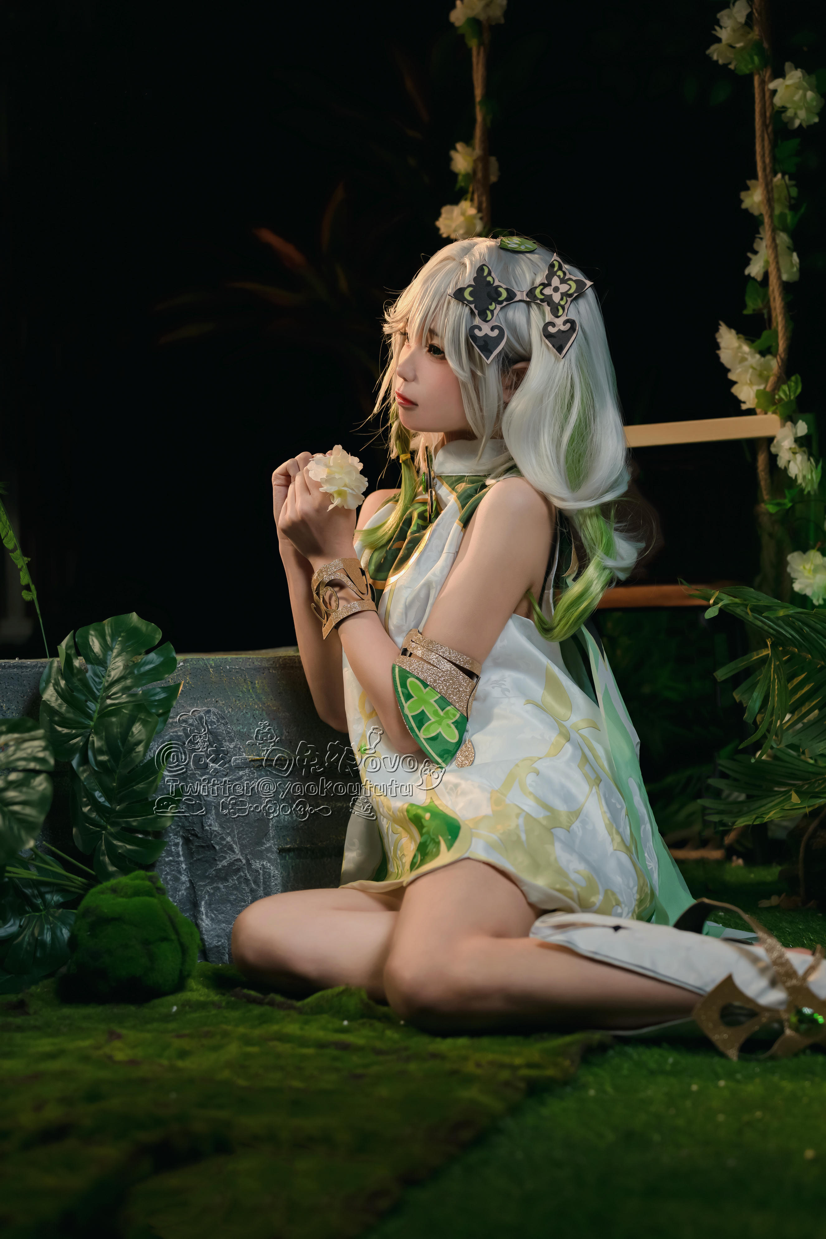 黏黏团子兔 NO.067 咬一口兔娘ovo 万年萝莉纳西妲 [40P-776MB]_第1集