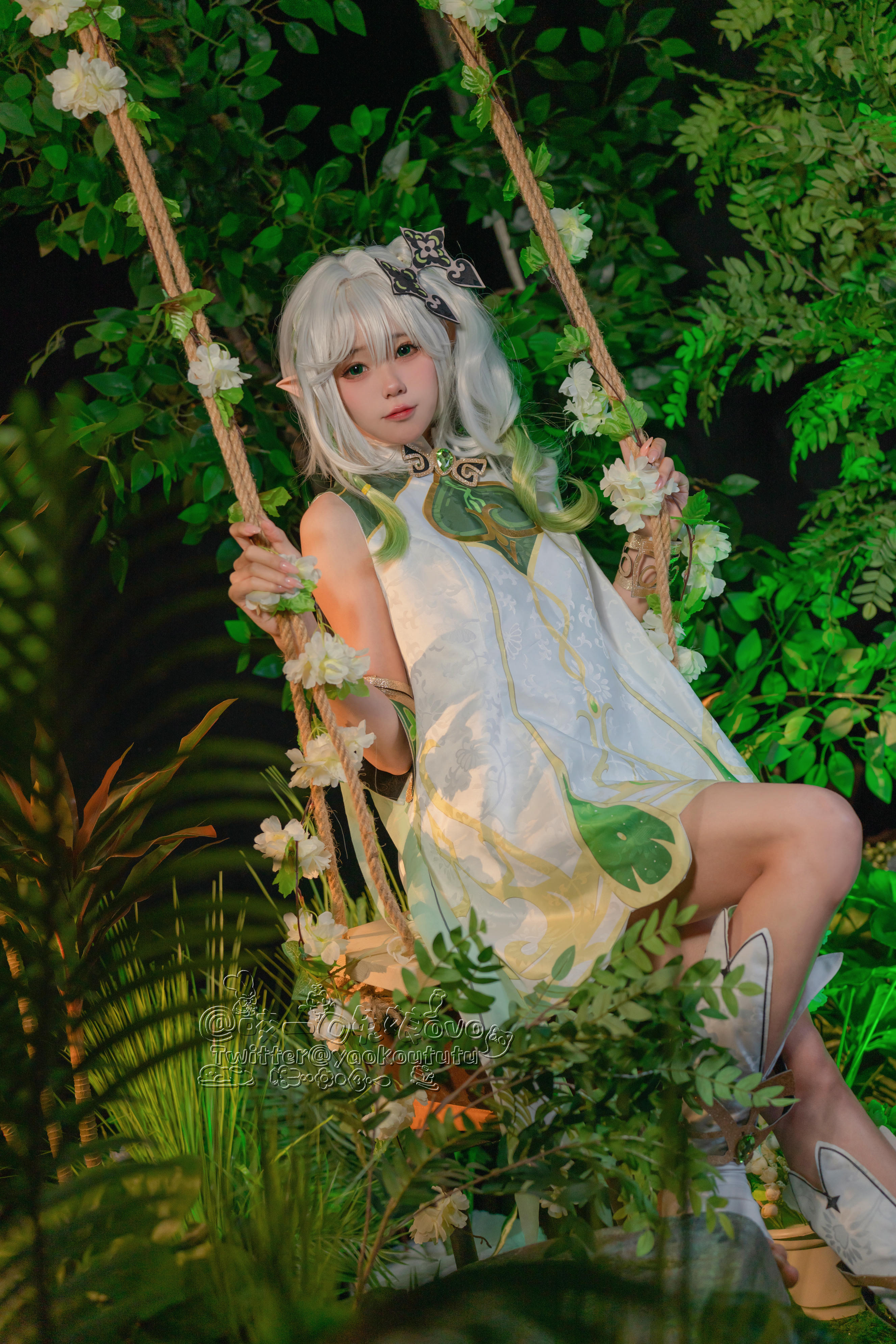 黏黏团子兔 NO.067 咬一口兔娘ovo 万年萝莉纳西妲 [40P-776MB]_第1集