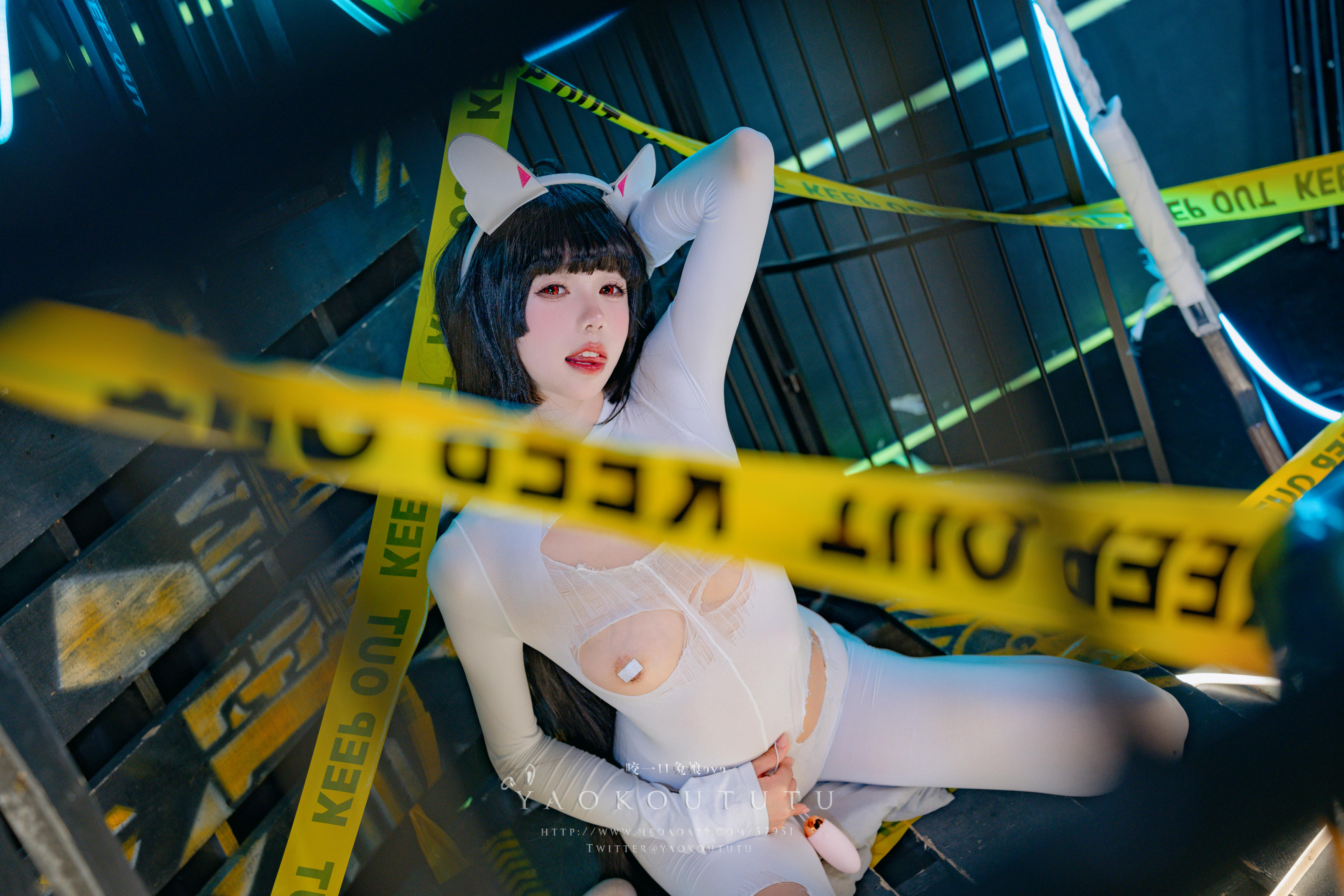 黏黏团子兔 NO.071 咬一口兔娘ovo『兔兔班车』NO.2 霞沢美游 [41P1V 713MB]_第2集