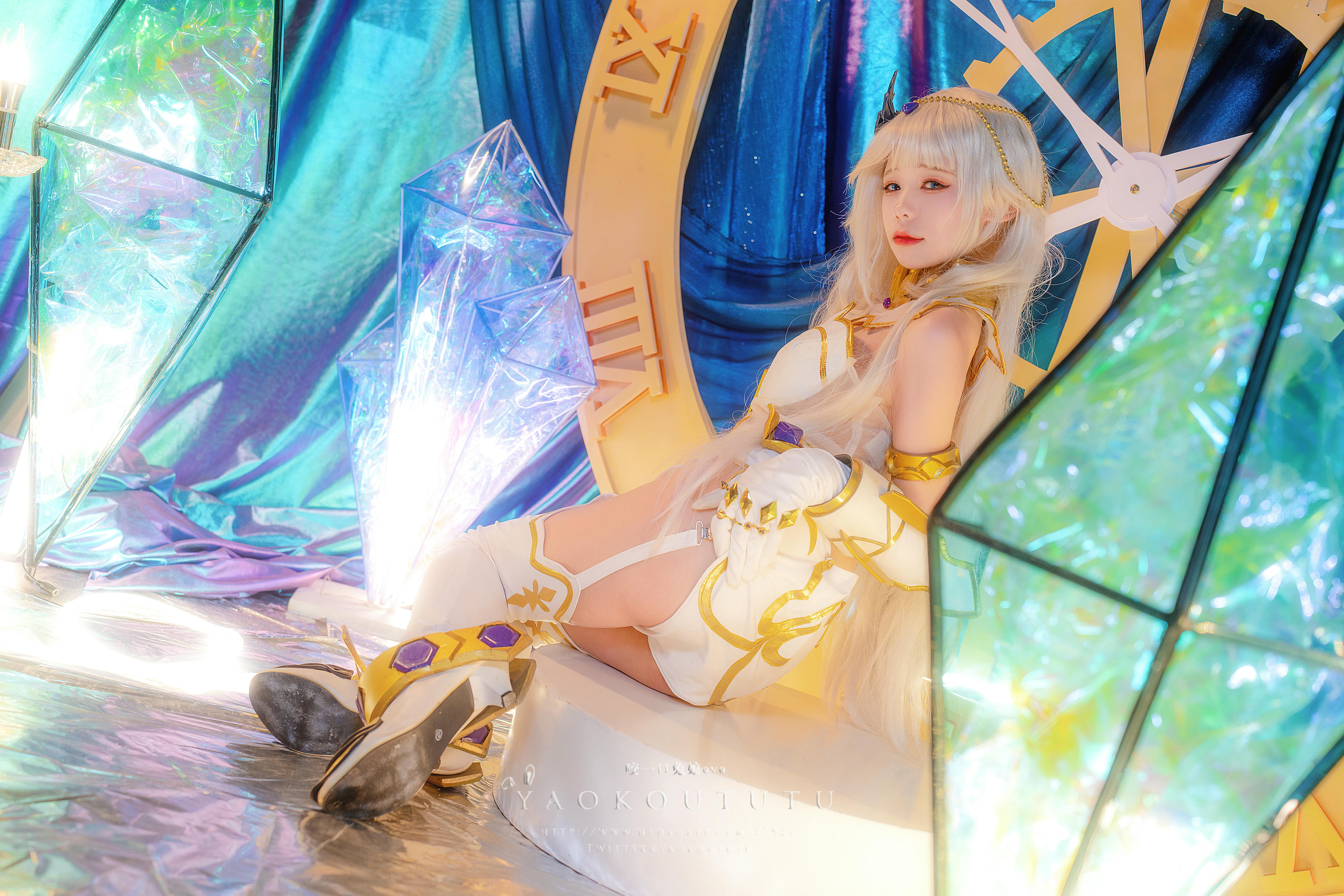 黏黏团子兔 NO.072 咬一口兔娘ovo 海王星+江南舞蹈style [47P1V 1.13GB]_第1集