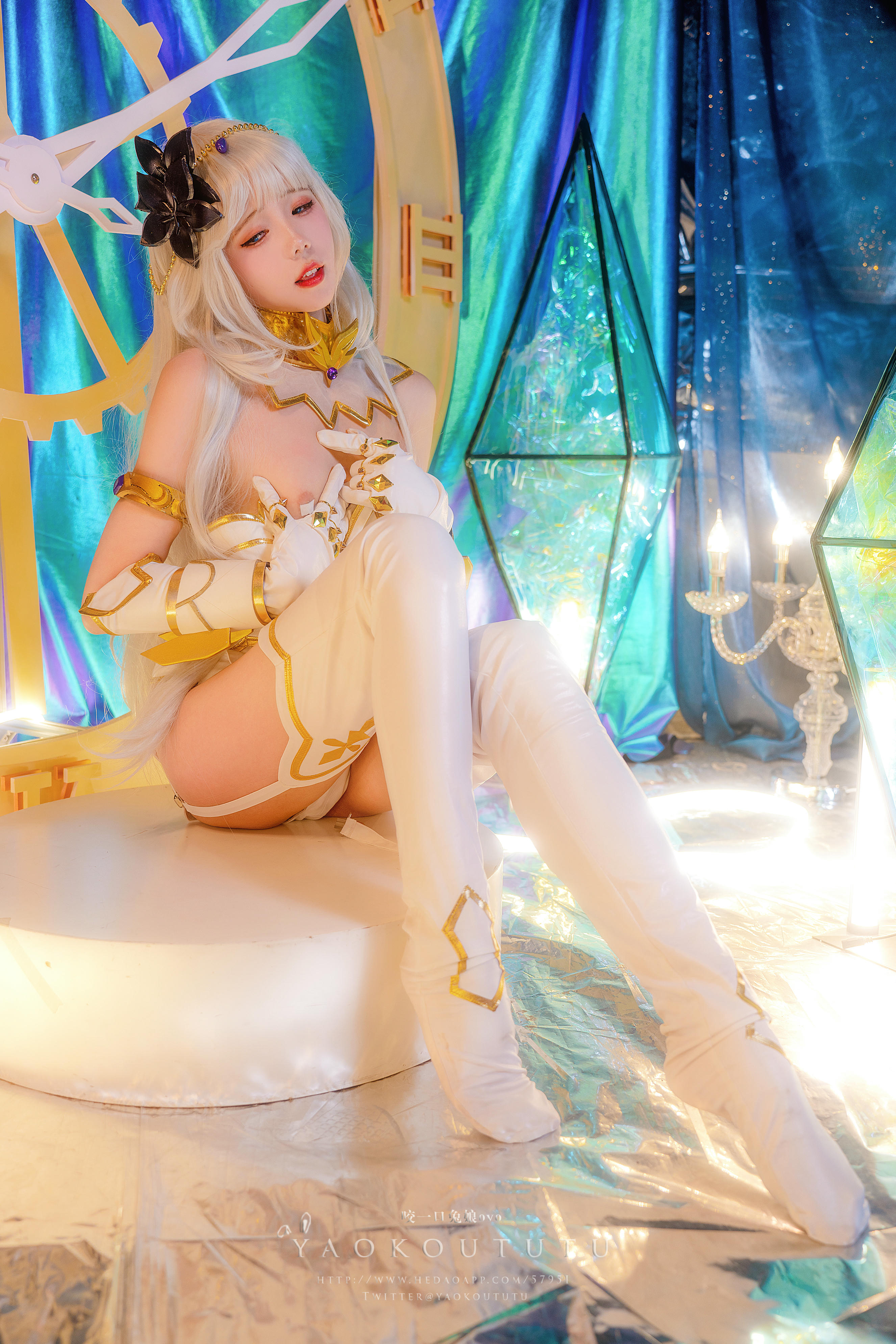 黏黏团子兔 NO.072 咬一口兔娘ovo 海王星+江南舞蹈style [47P1V 1.13GB]_第2集