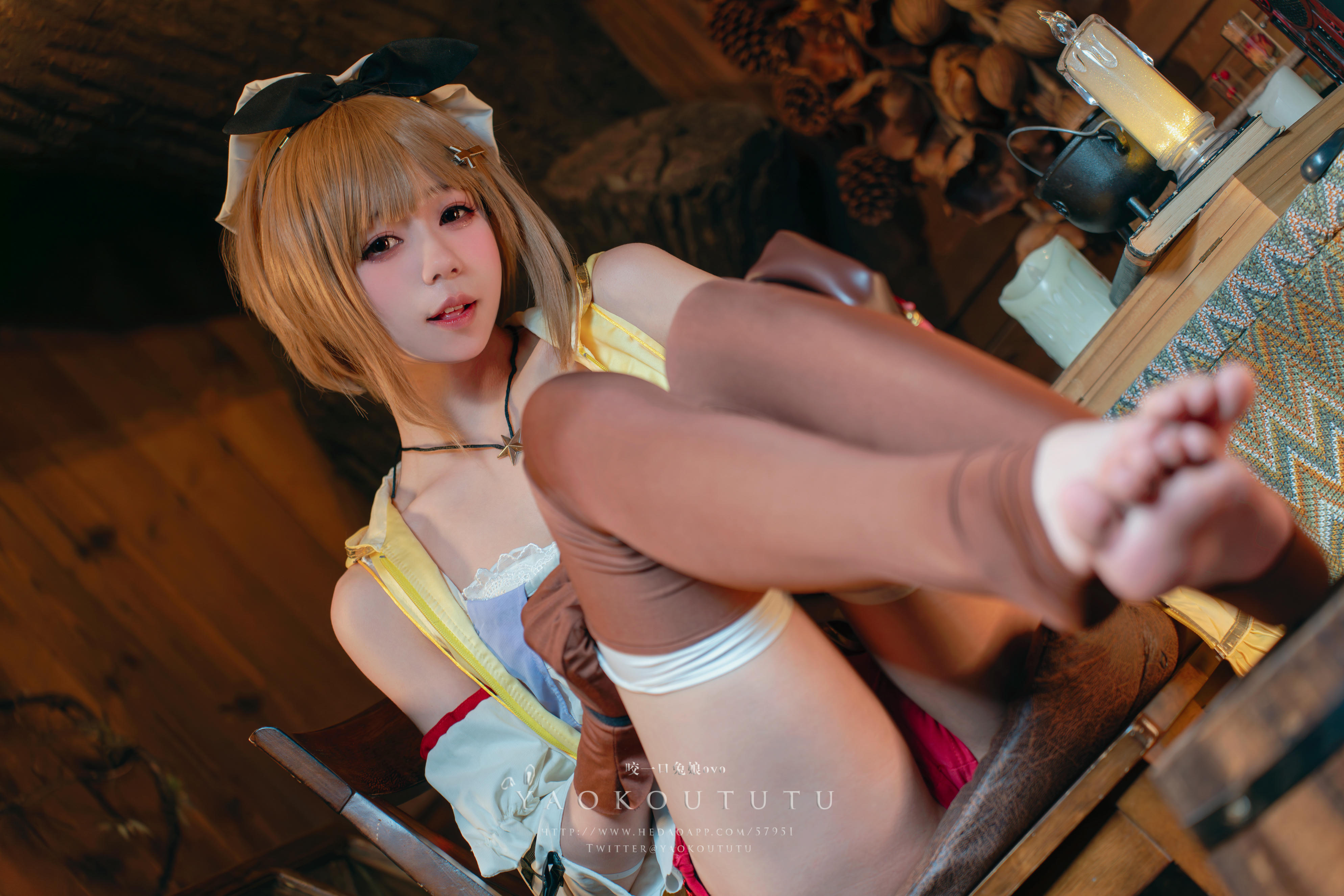 黏黏团子兔 NO.073 咬一口兔娘ovo 『莱莎的秘密工坊』和我交往吗 [53P1V 1.12GB]_第2集