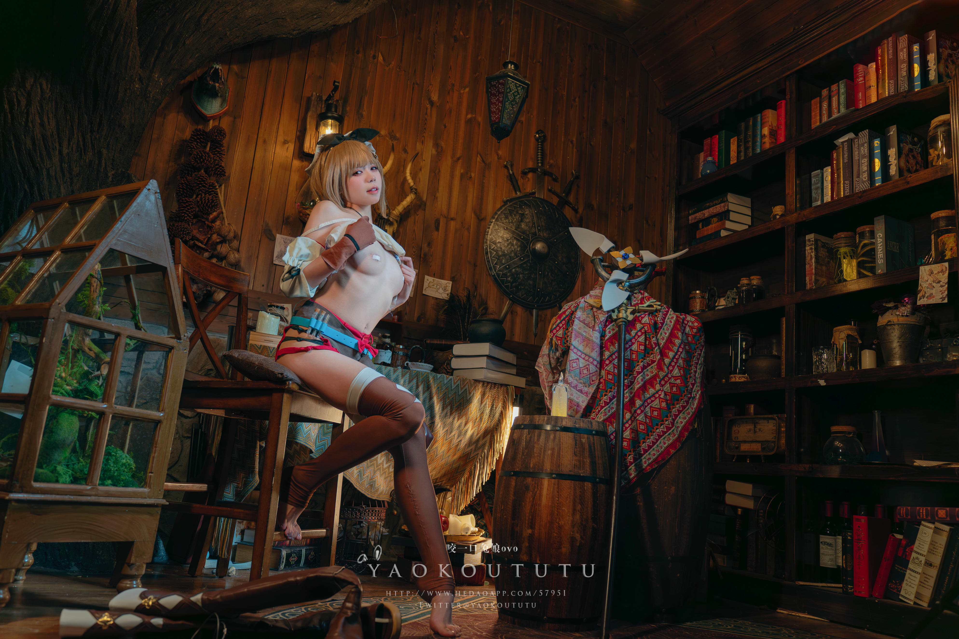 黏黏团子兔 NO.073 咬一口兔娘ovo 『莱莎的秘密工坊』和我交往吗 [53P1V 1.12GB]_第2集