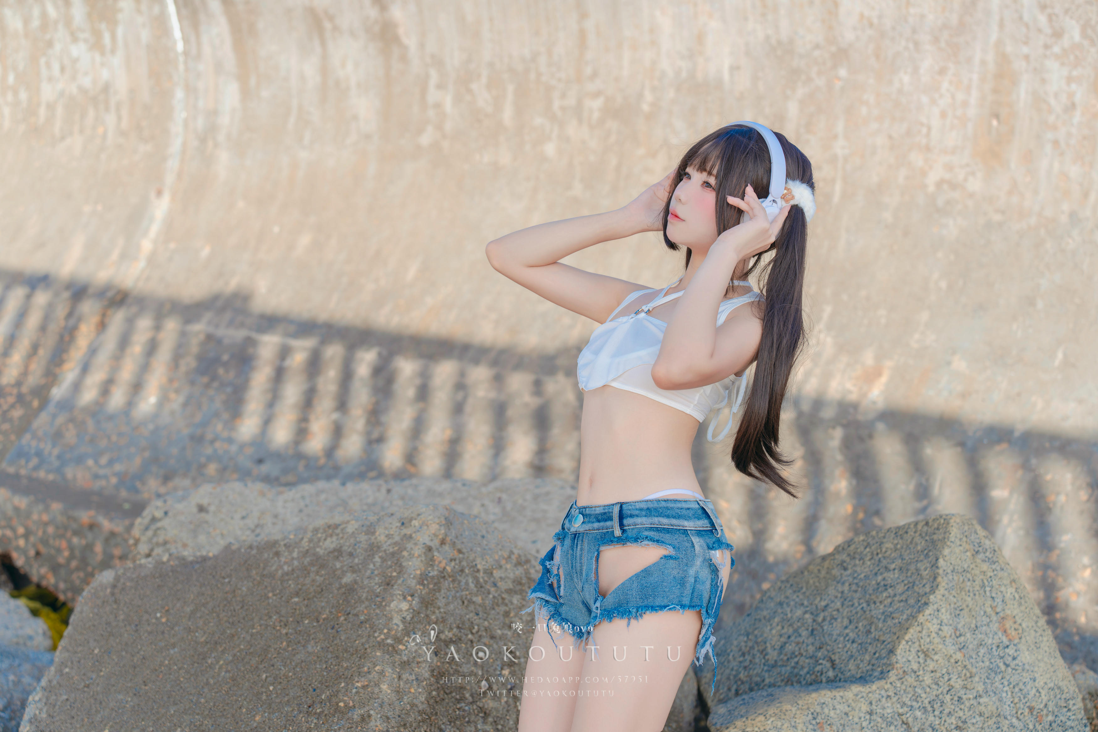 黏黏团子兔 NO.081 咬一口兔娘ovo 八月订阅『海音旋律』Mr.Chu [71P1V 1.44GB]_第1集