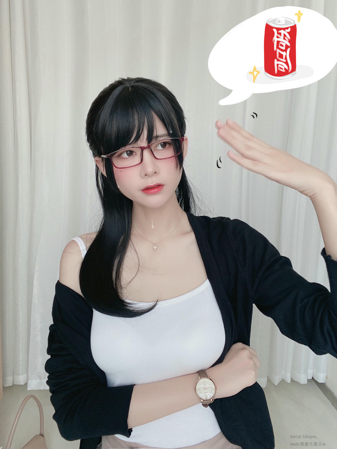 眼酱大魔王w NO.012 OL3 爱喝可乐的前辈w [30P-147MB]_第2集