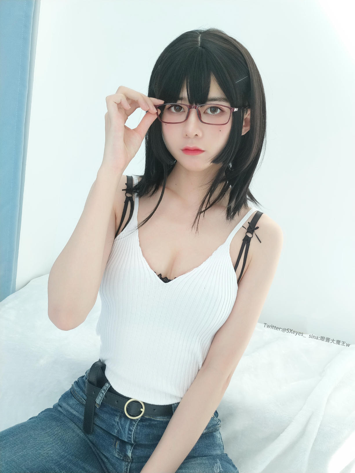 眼酱大魔王w NO.015 牛仔裤 [32P-164M]_第1集