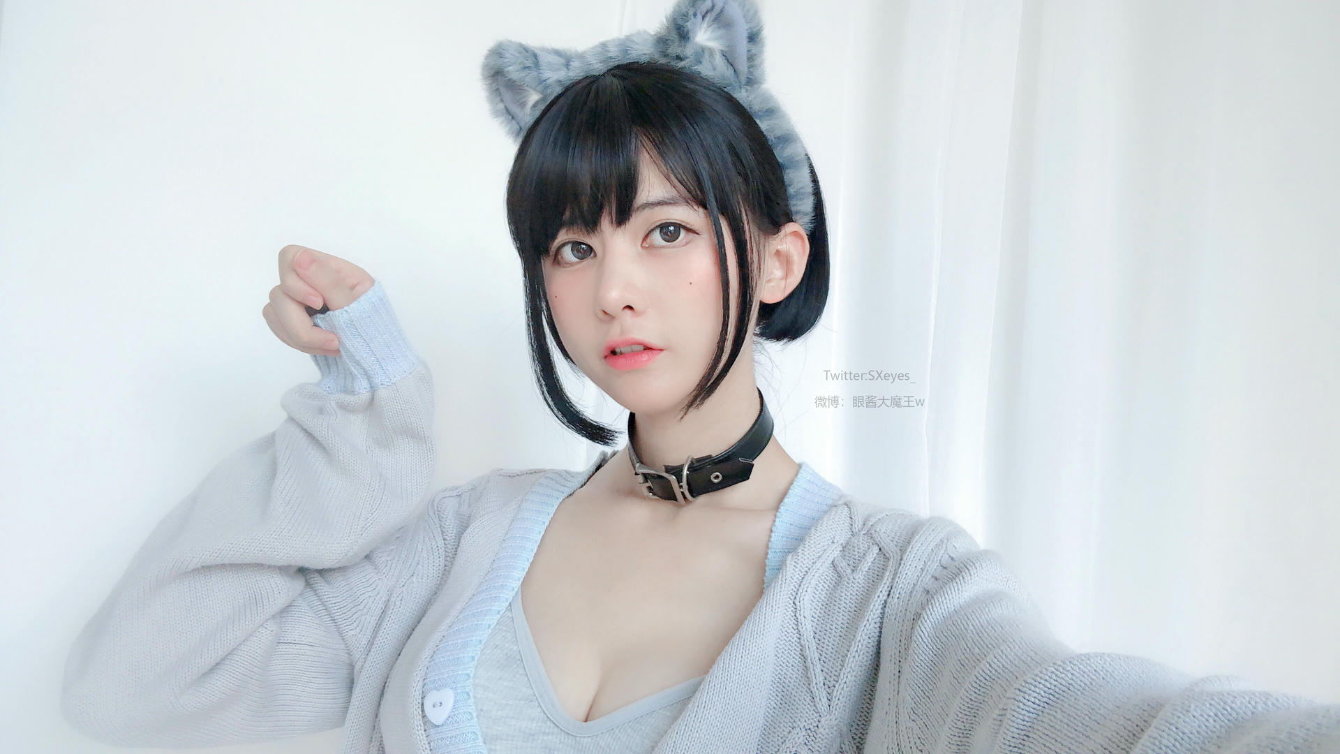 眼酱大魔王w NO.002 黑丝ol 猫耳 [14P-53MB]_第1集