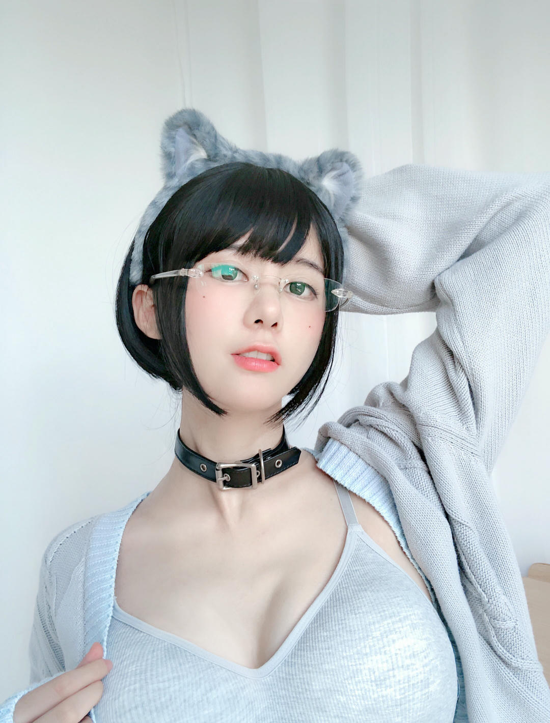 眼酱大魔王w NO.002 黑丝ol 猫耳 [14P-53MB]_第1集