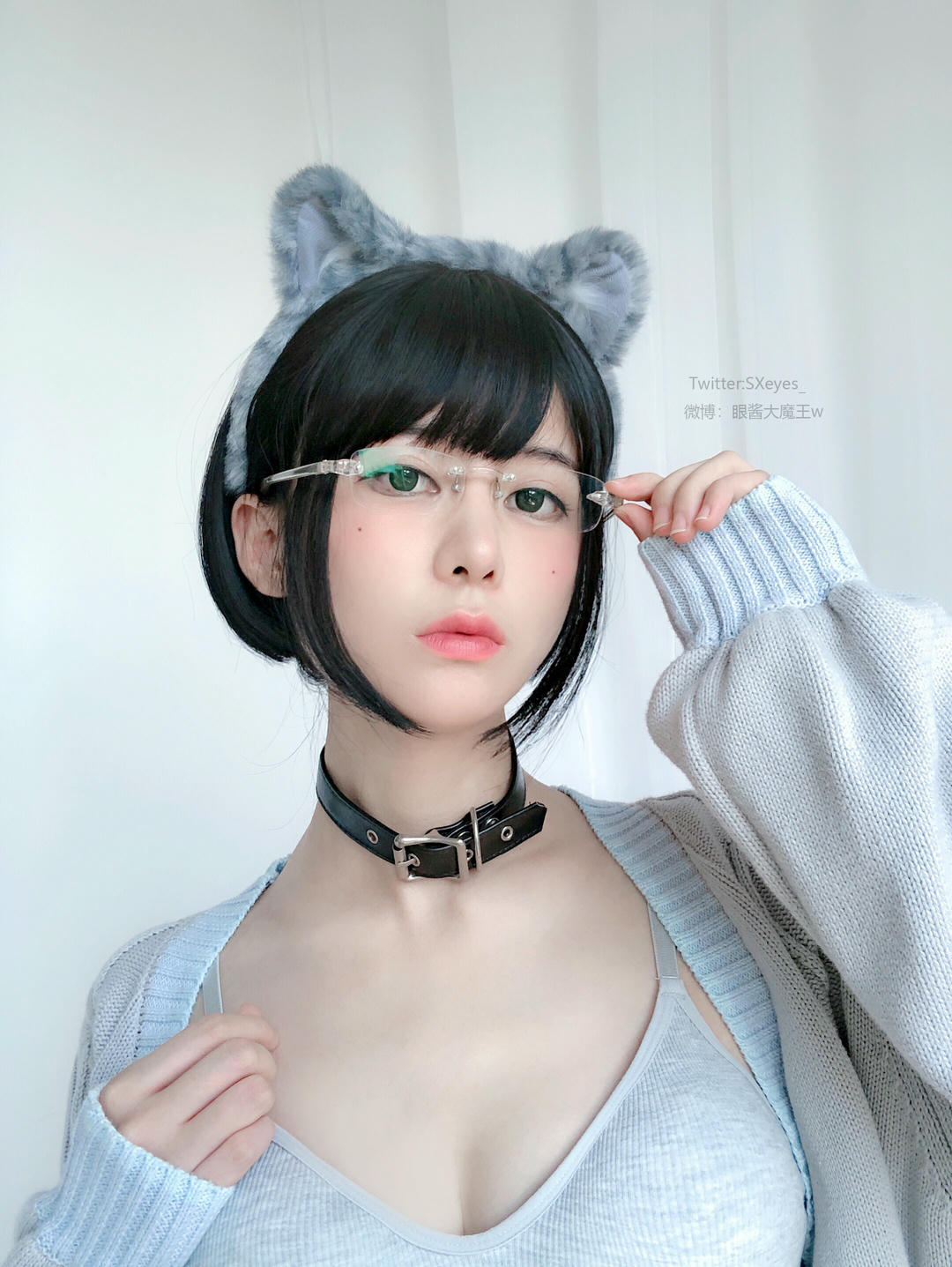 眼酱大魔王w NO.002 黑丝ol 猫耳 [14P-53MB]_第1集