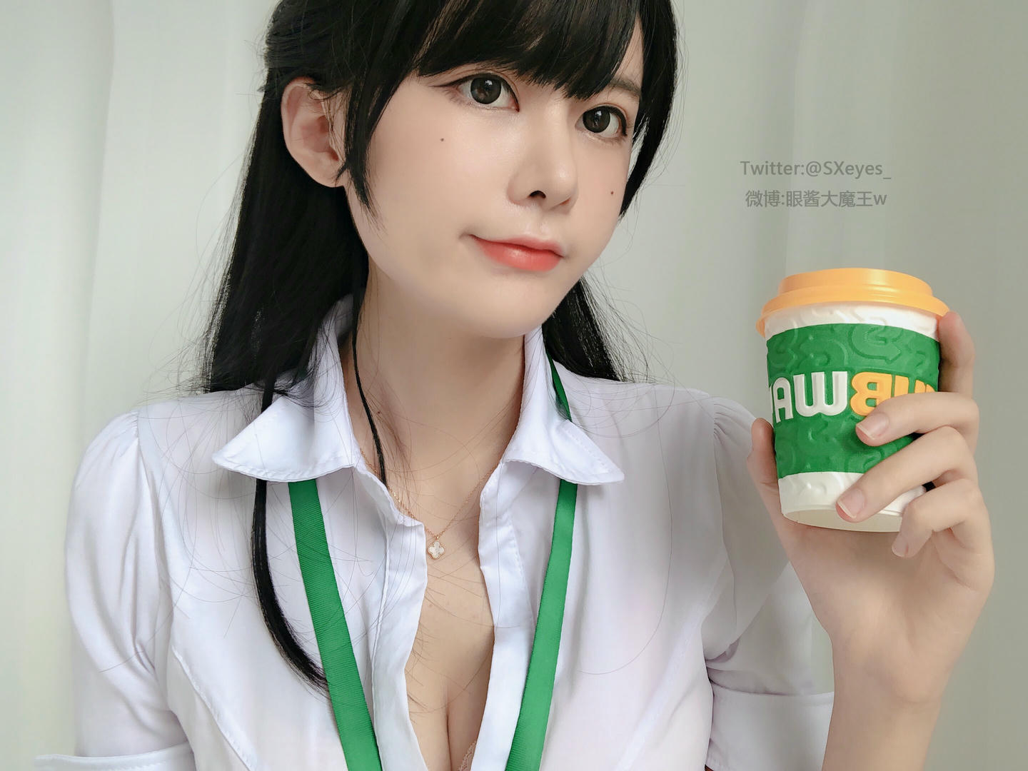 眼酱大魔王w NO.002 黑丝ol 猫耳 [14P-53MB]_第1集