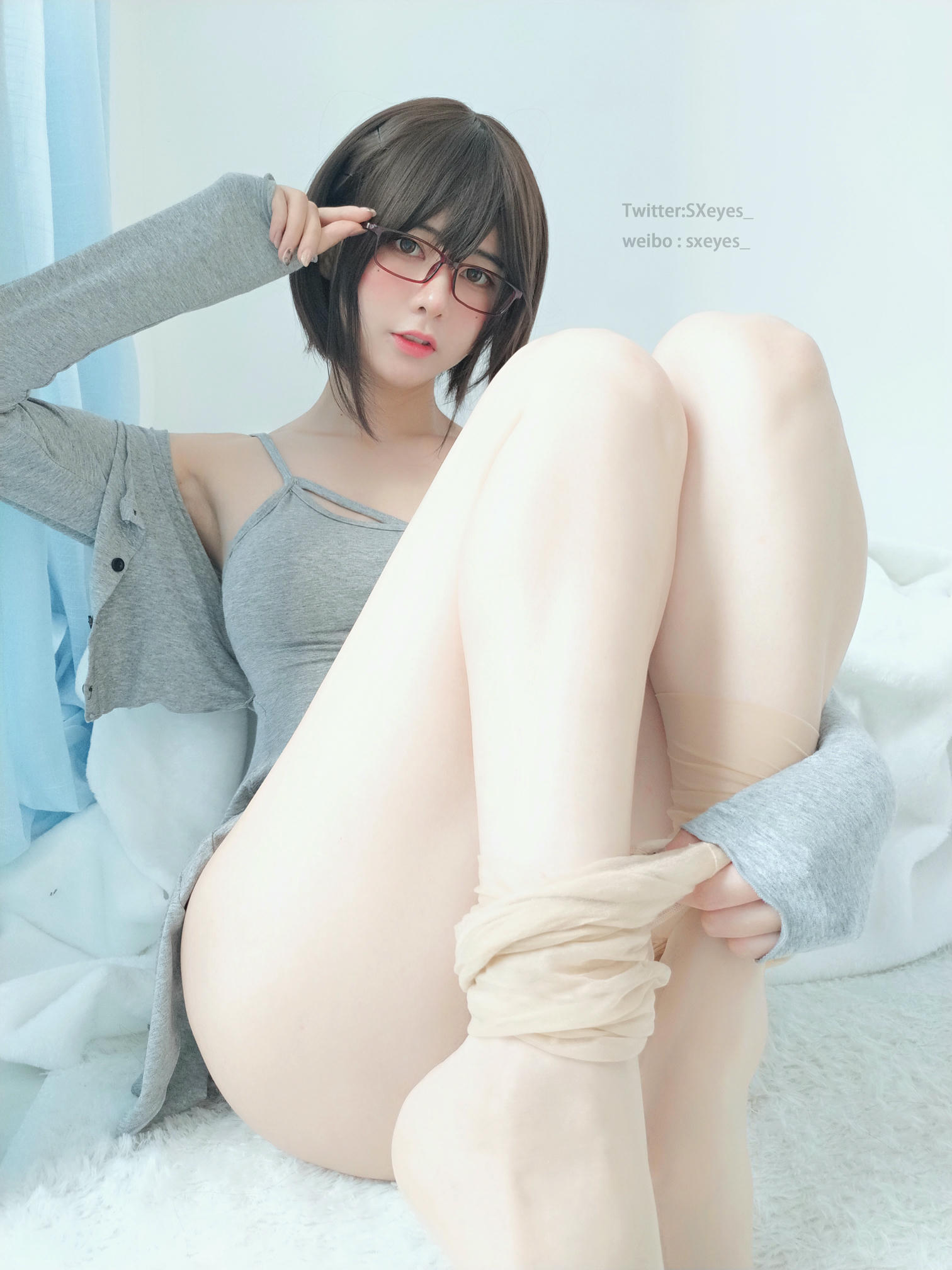 眼酱大魔王w NO.022 肉丝连衣裙 [30P-130MB]_第1集