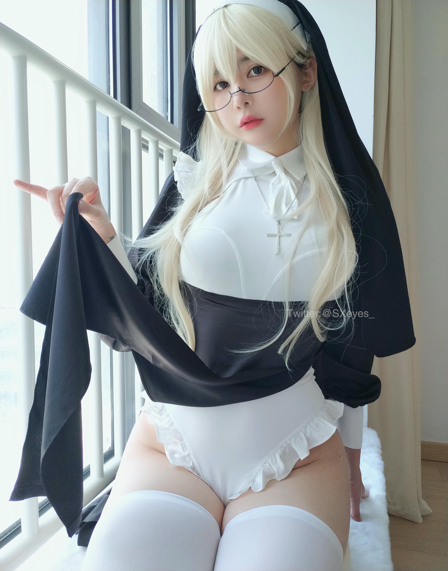 眼酱大魔王w NO.046 修女シスター [34P2V-156MB]_第2集