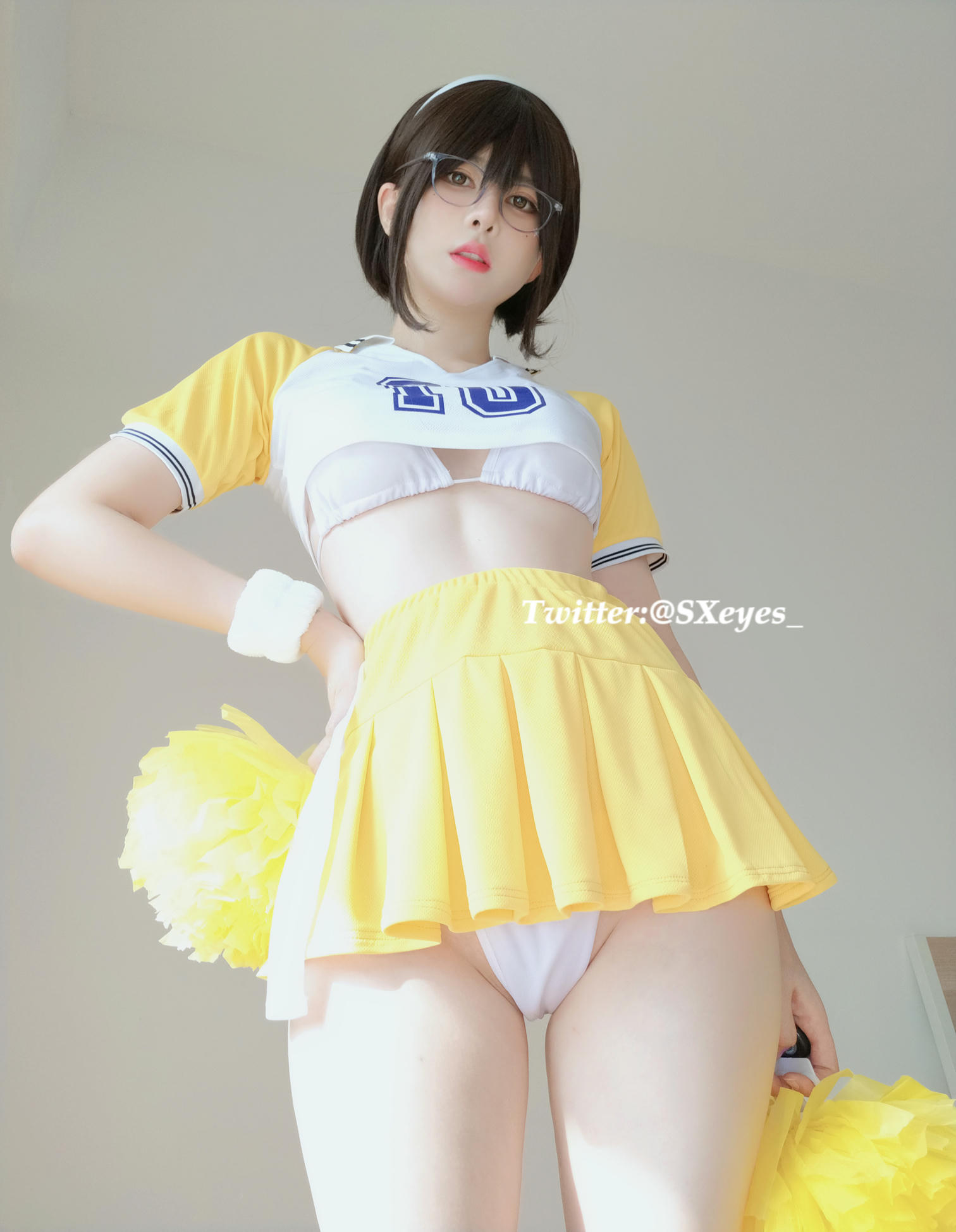 眼酱大魔王w NO.051 2022年11月合集 (6套) [41P 3V 404MB]-2022-11-15 動画 チアリーダー🌟 [6P 2V]_第1集